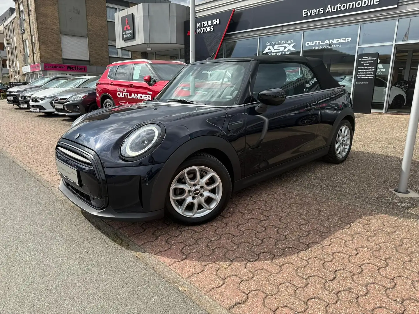 MINI Cooper Cabrio Classic Trim *LED * Navi *Leder Blauw - 2