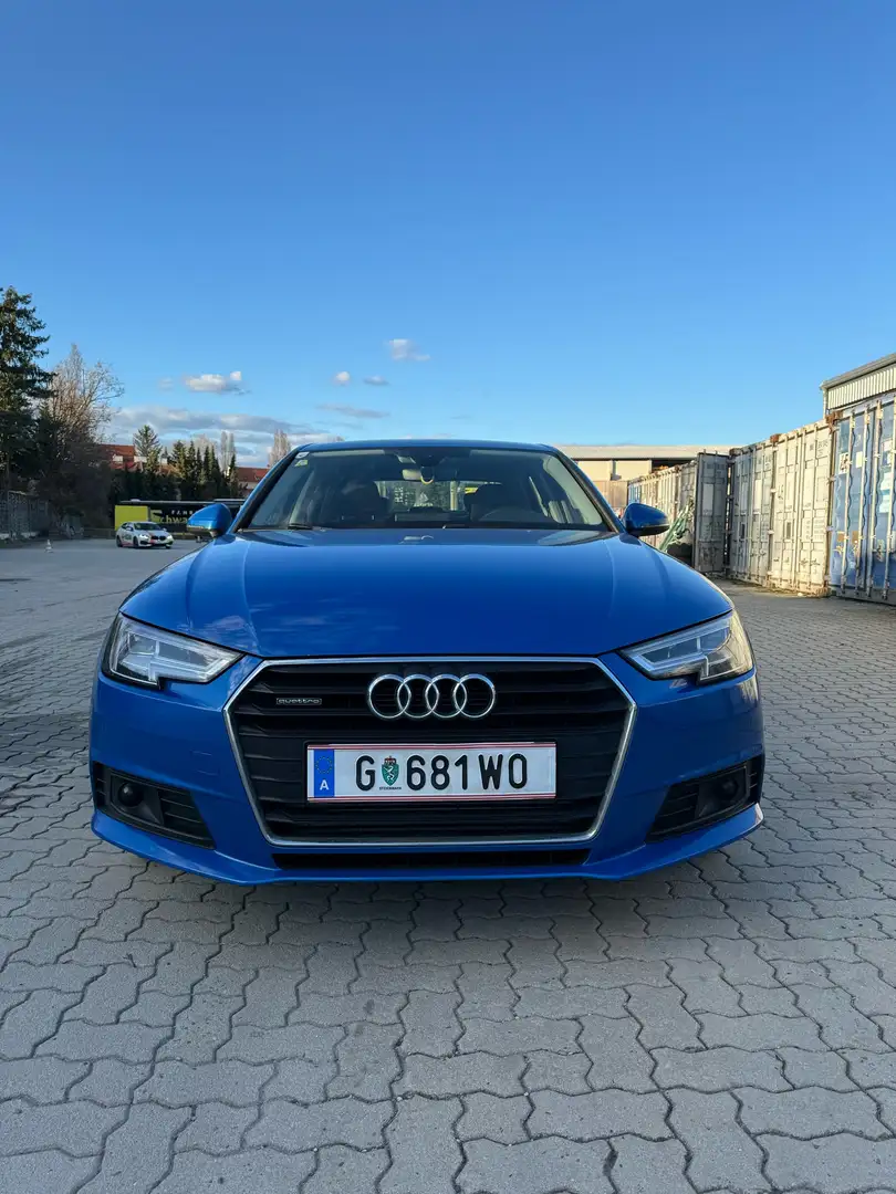 Audi A4 2,0 TFSI quattro S-tronic Blau - 1