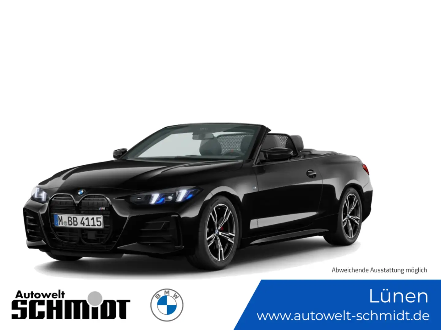 BMW 440 M440i xDrive Cabrio Innovationspaket Standheizng Schwarz - 1