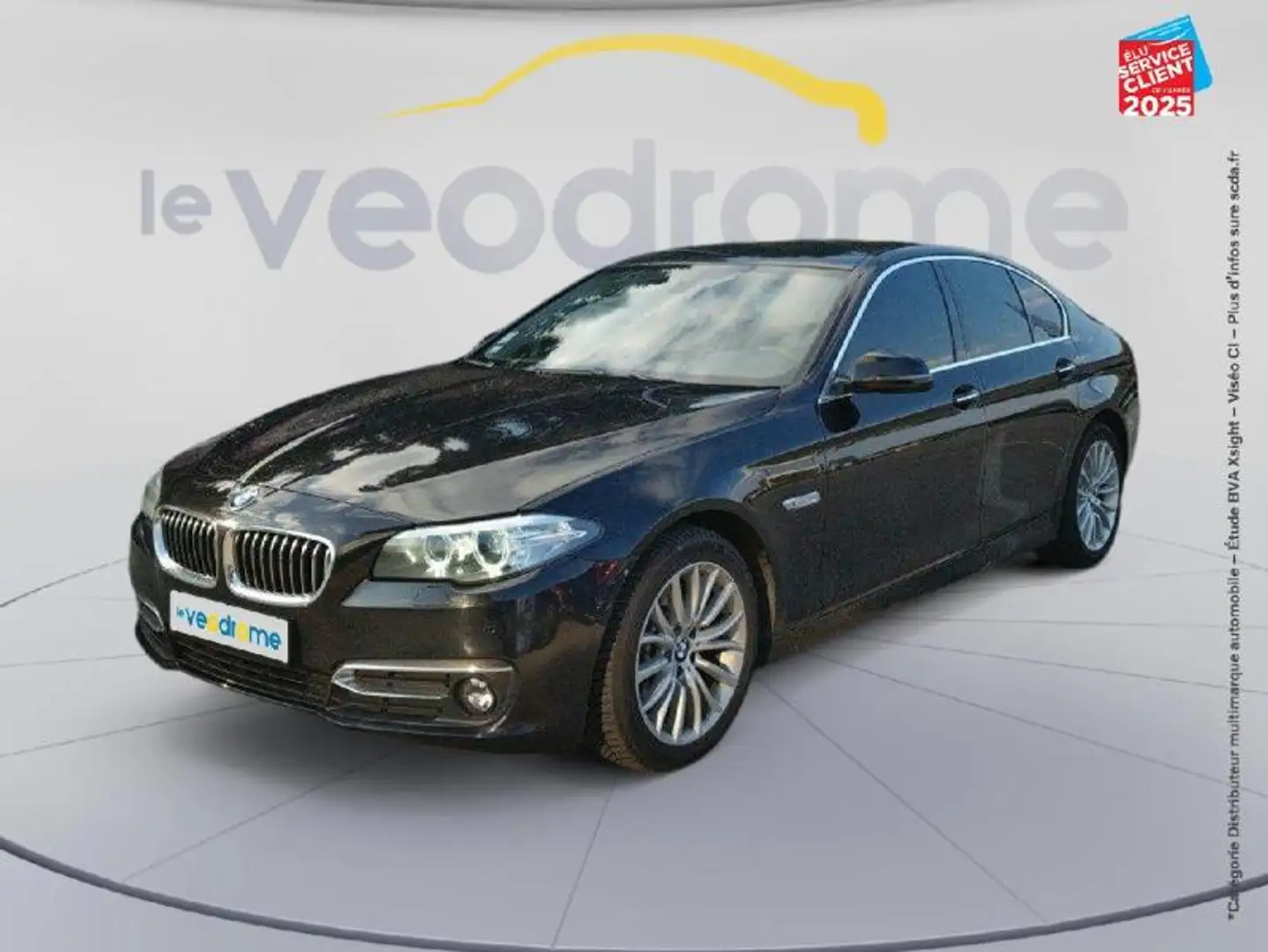 BMW 520 520dA 190ch Luxury Sieges chauf/cuir GPS Radar AR Nero - 1