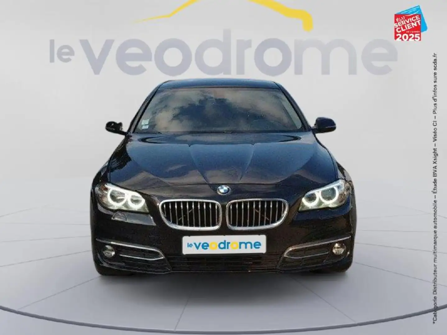 BMW 520 520dA 190ch Luxury Sieges chauf/cuir GPS Radar AR Nero - 2