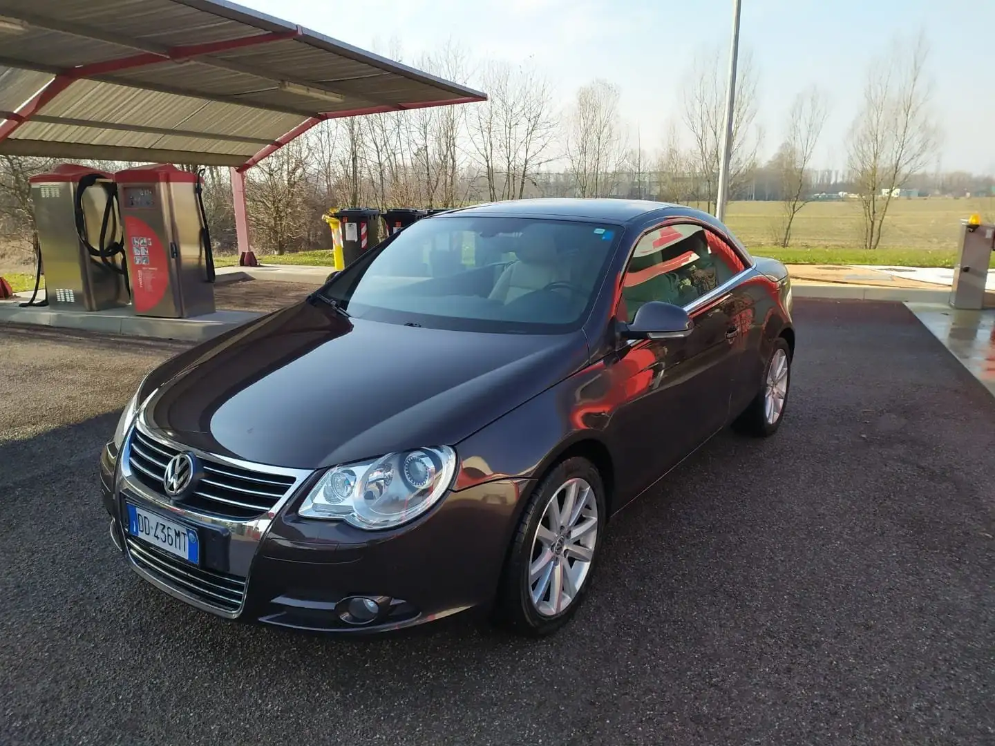 Volkswagen Eos Eos 2.0 fsi Brązowy - 2