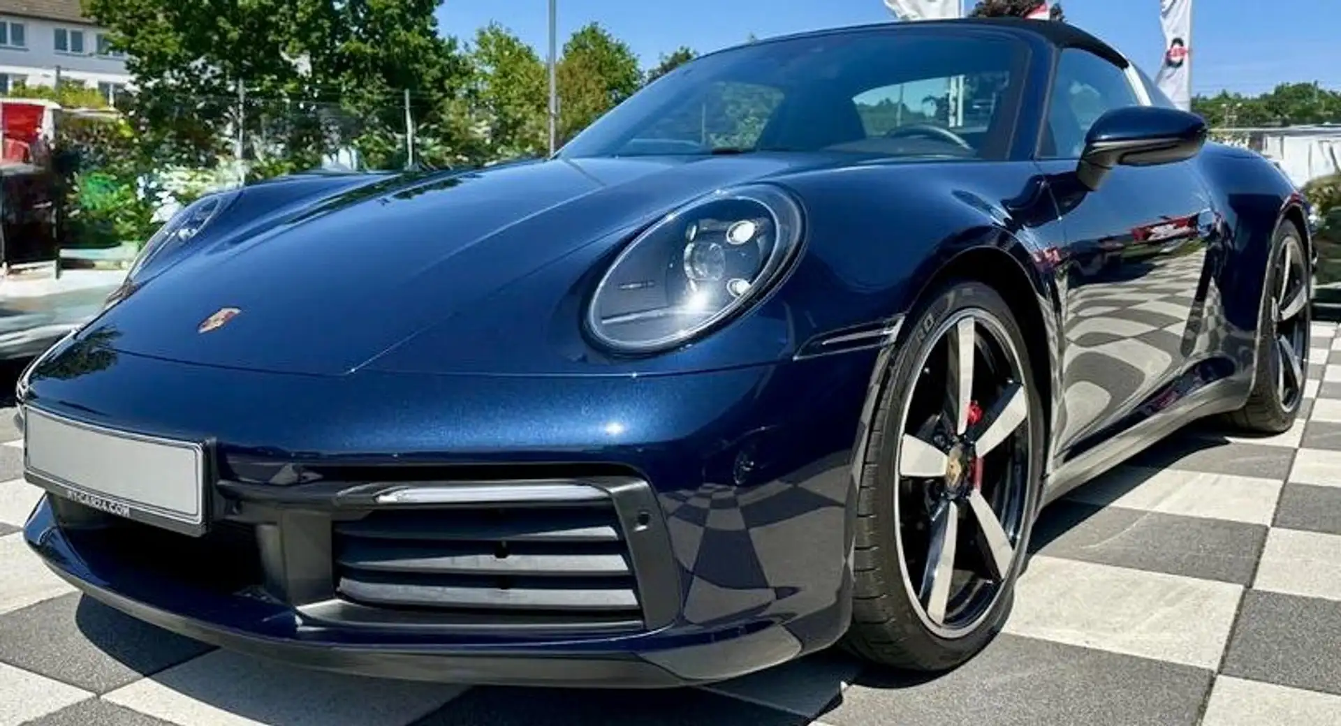 Porsche 911 TARGA 4S 3.0i 450 PDK Bleu - 1