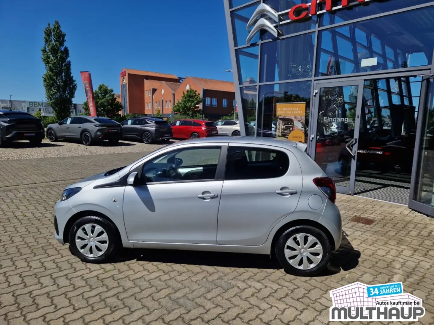 Peugeot 108 Active 1.0 VTi Klima BT USB Argent - 2