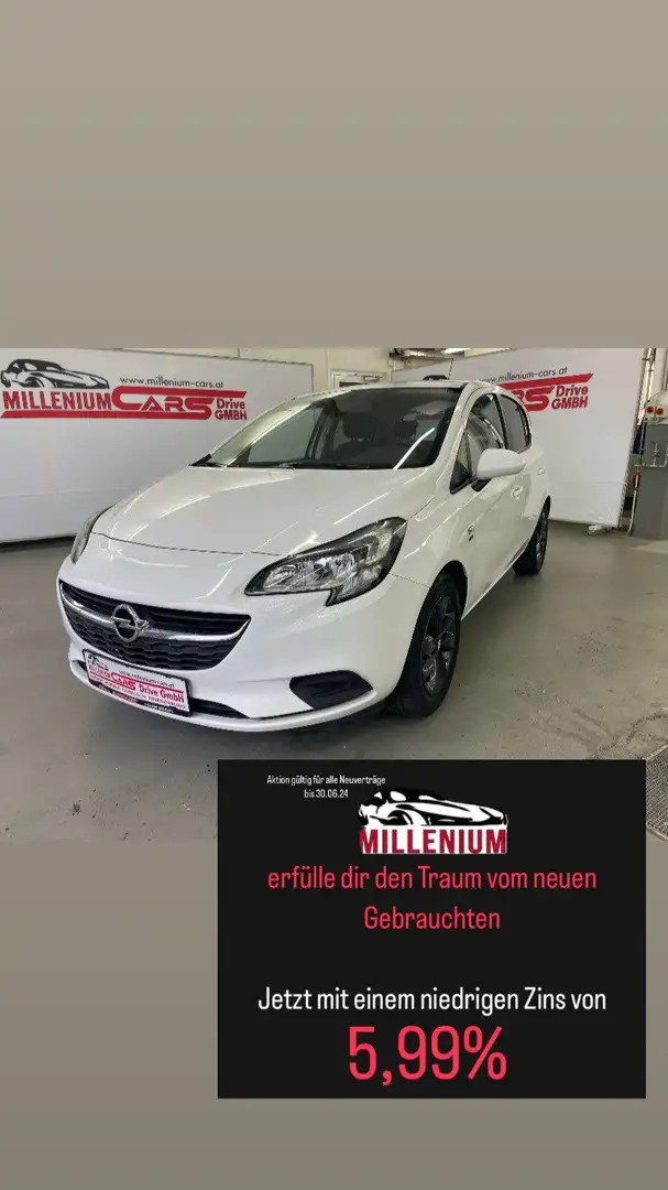Opel Corsa-e Corsa 1,4 Ecotec Edition*STH*PDC*LENKRADHEIZUNG* Bianco - 1