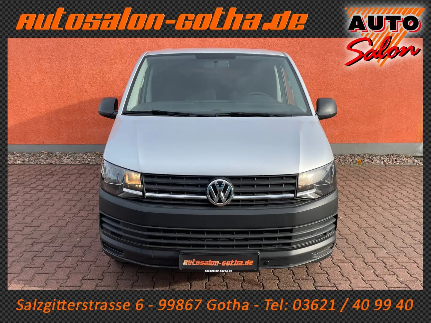 Volkswagen T6 Kombi lang 9-Sitzer 1.Hand VW-SHEFT MwSt-19% Silber - 2