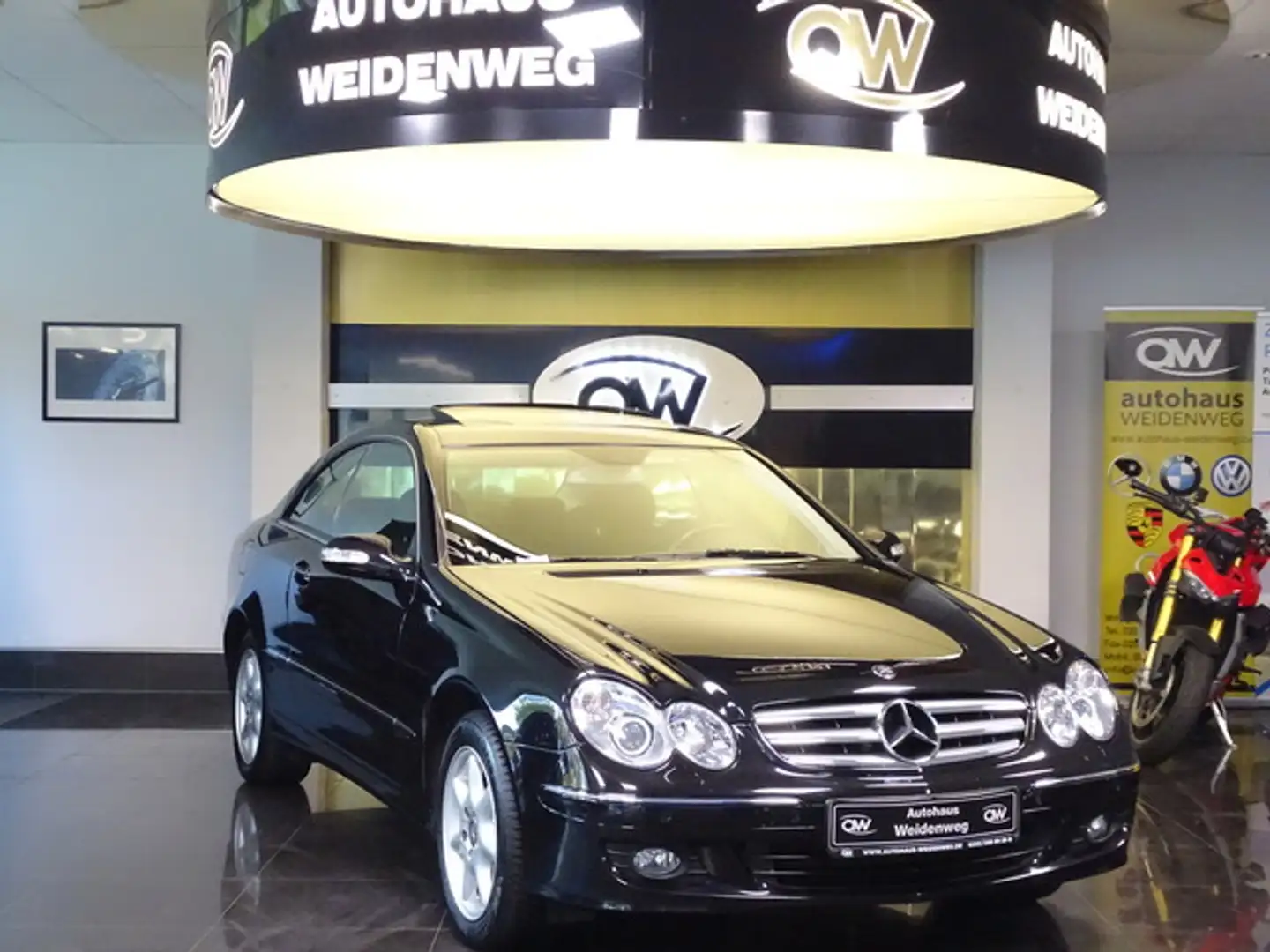 Mercedes-Benz CLK 200 Coupe KOMPR.Autom.Sammlerzu.erst 49635KM Schwarz - 1