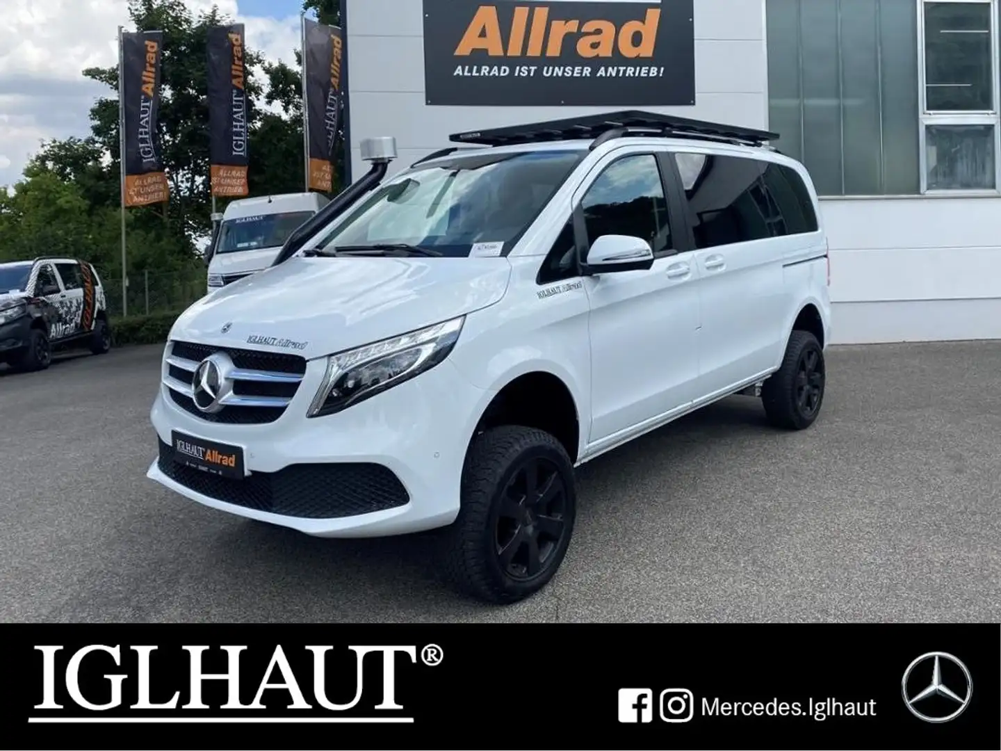 Mercedes-Benz V 300 d IGLHAUT Allrad EDITION K. COMAND LED-ILS Blanco - 1