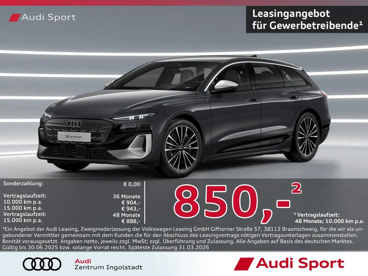 Audi S6 e-tron Avant SHZ,LED,ACC UPE 101.150,- Grey - 1