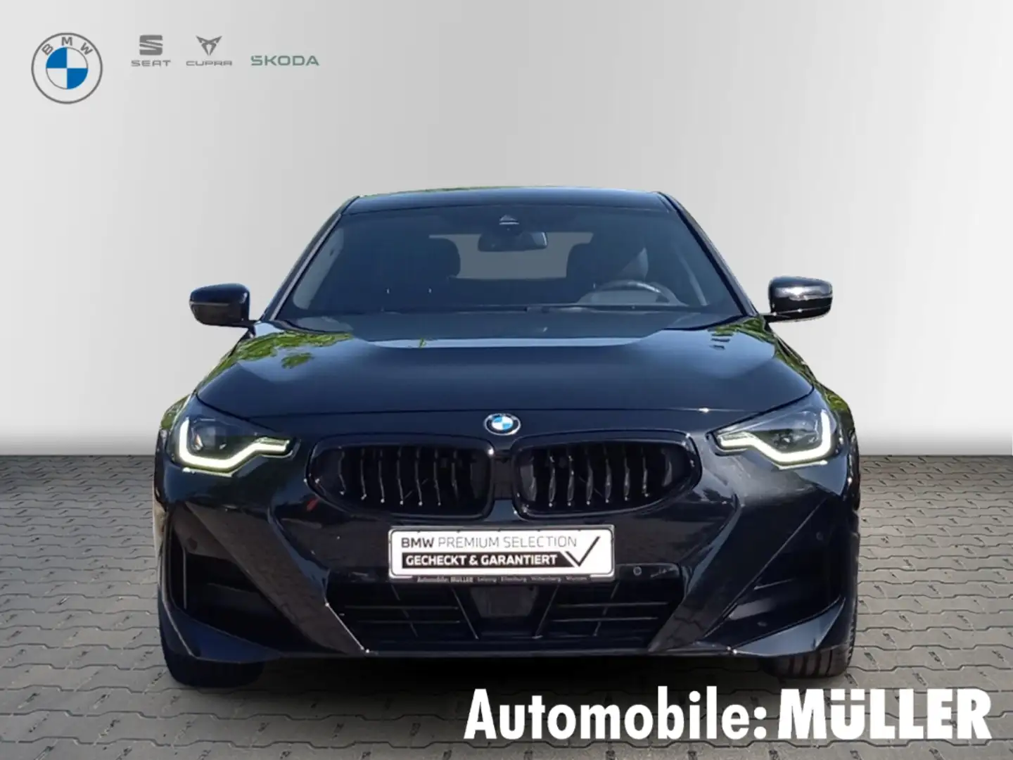 BMW 220 i Coupe M Sport*DAB*HuD*HiFi*Keyless*Sportlenkung* Schwarz - 2