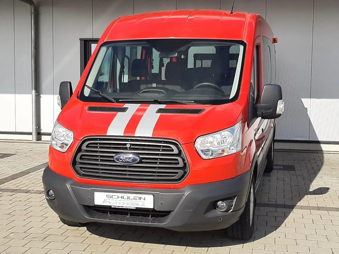 Ford Transit 350 L3*9 Sitze*Rollstuhl-Lift*Rampe*1.Hd Rot - 1