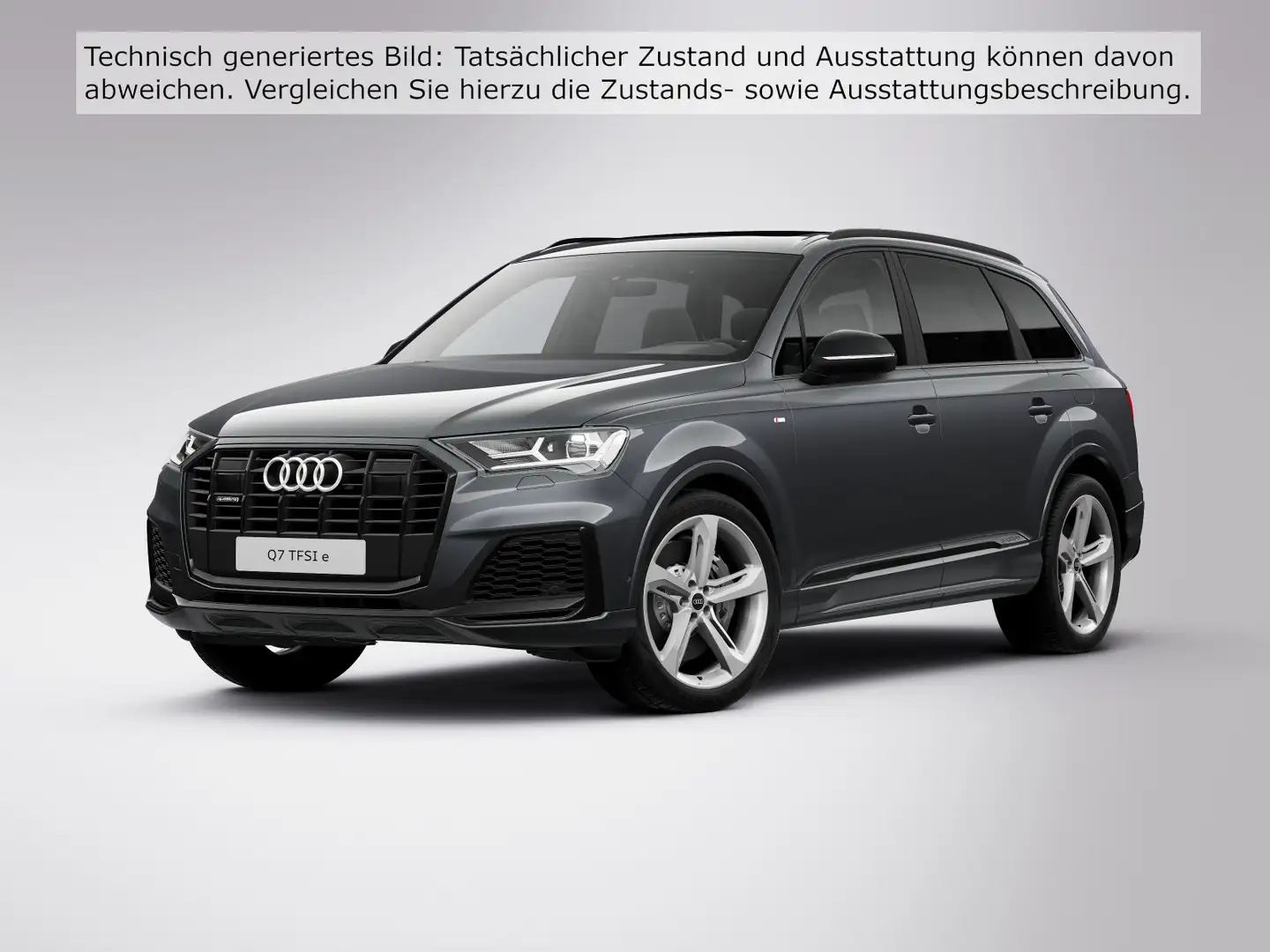 Audi Q7 S line 55 TFSI e PANO ACC B&O 360° Rautenstep Grau - 2