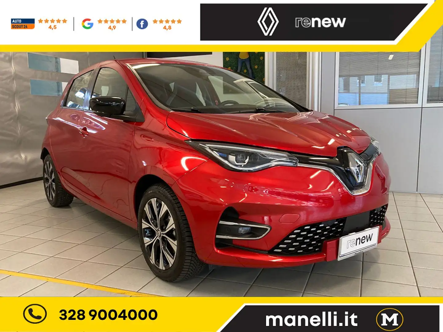 Renault ZOE Zen R135 e-shifter Rosso - 1