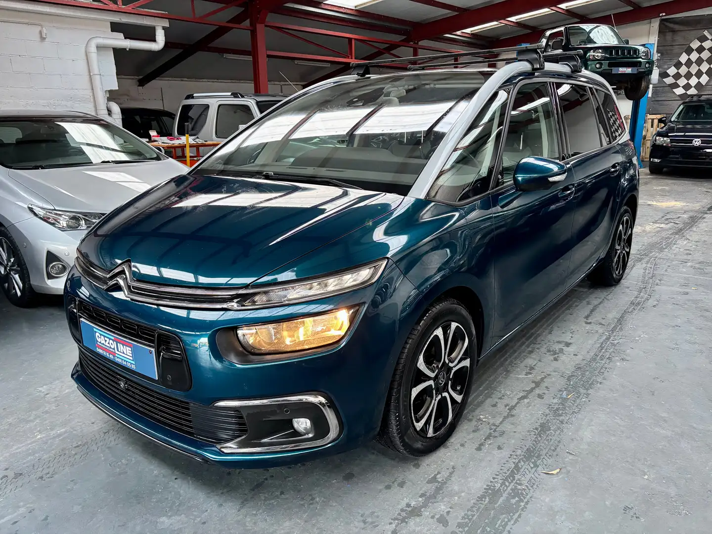 Citroen C4 SpaceTourer 1.5 hdi 7pl * moteur neuf et car pass* Belge Blau - 1