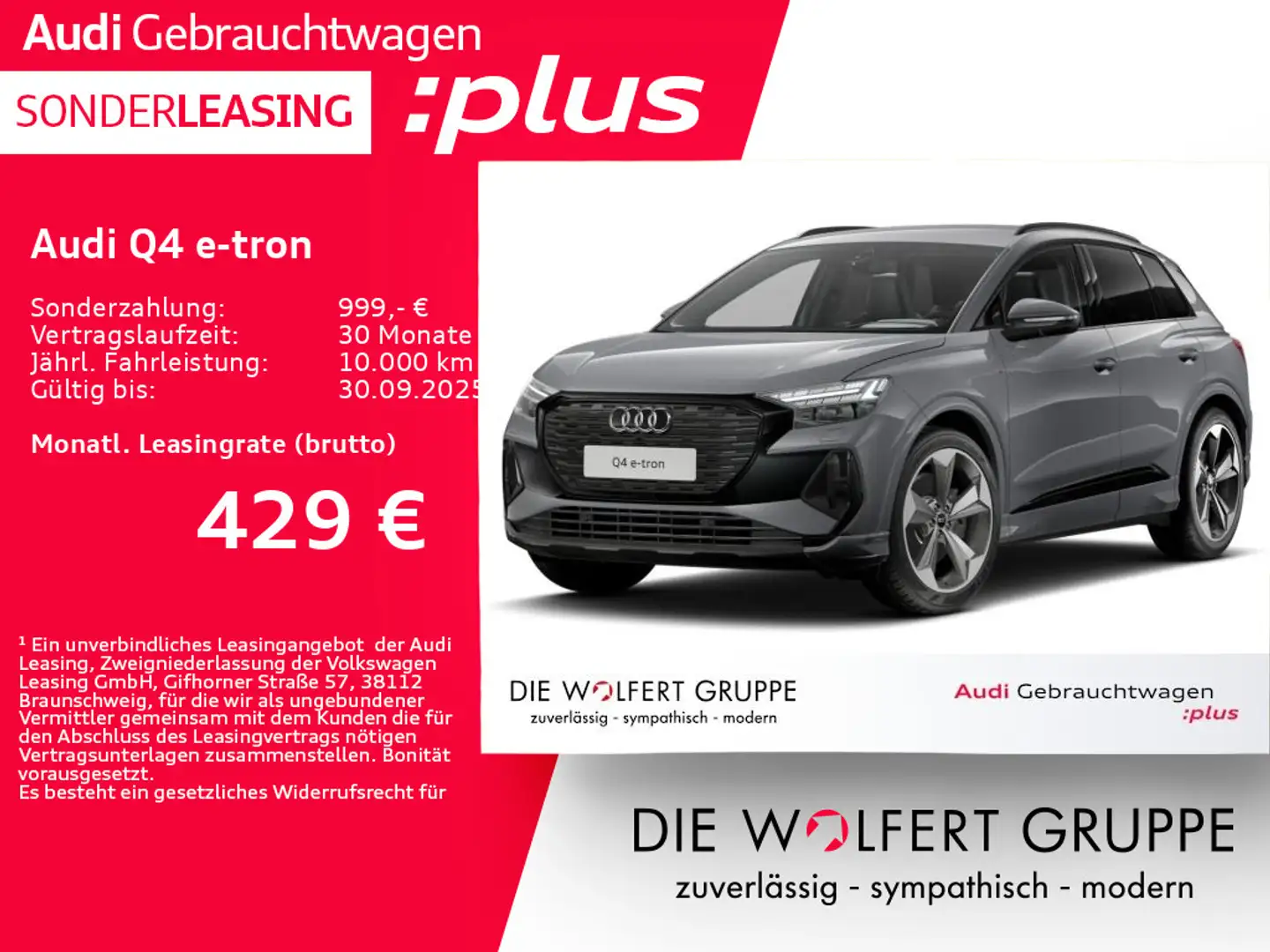 Audi Q4 e-tron 50 e-quattro ACC*AHK*RFK*SONOS Gris - 1
