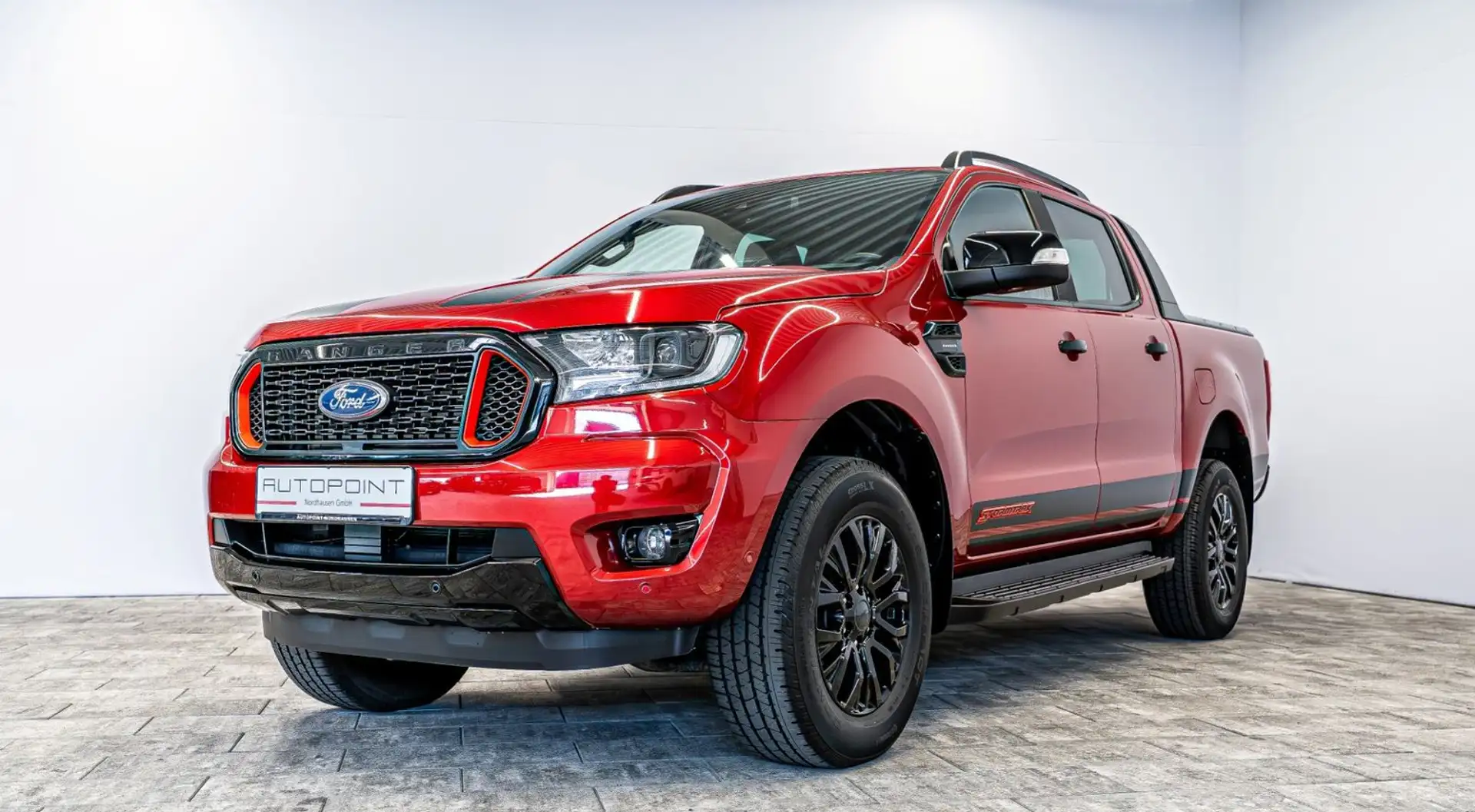 Ford Ranger 4x4 Stormtrak °Garantie°Standheizung° Rouge - 1