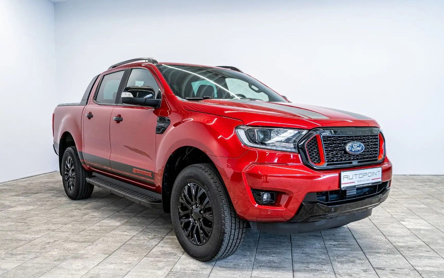 Ford Ranger 4x4 Stormtrak °Garantie°Standheizung° Rouge - 2