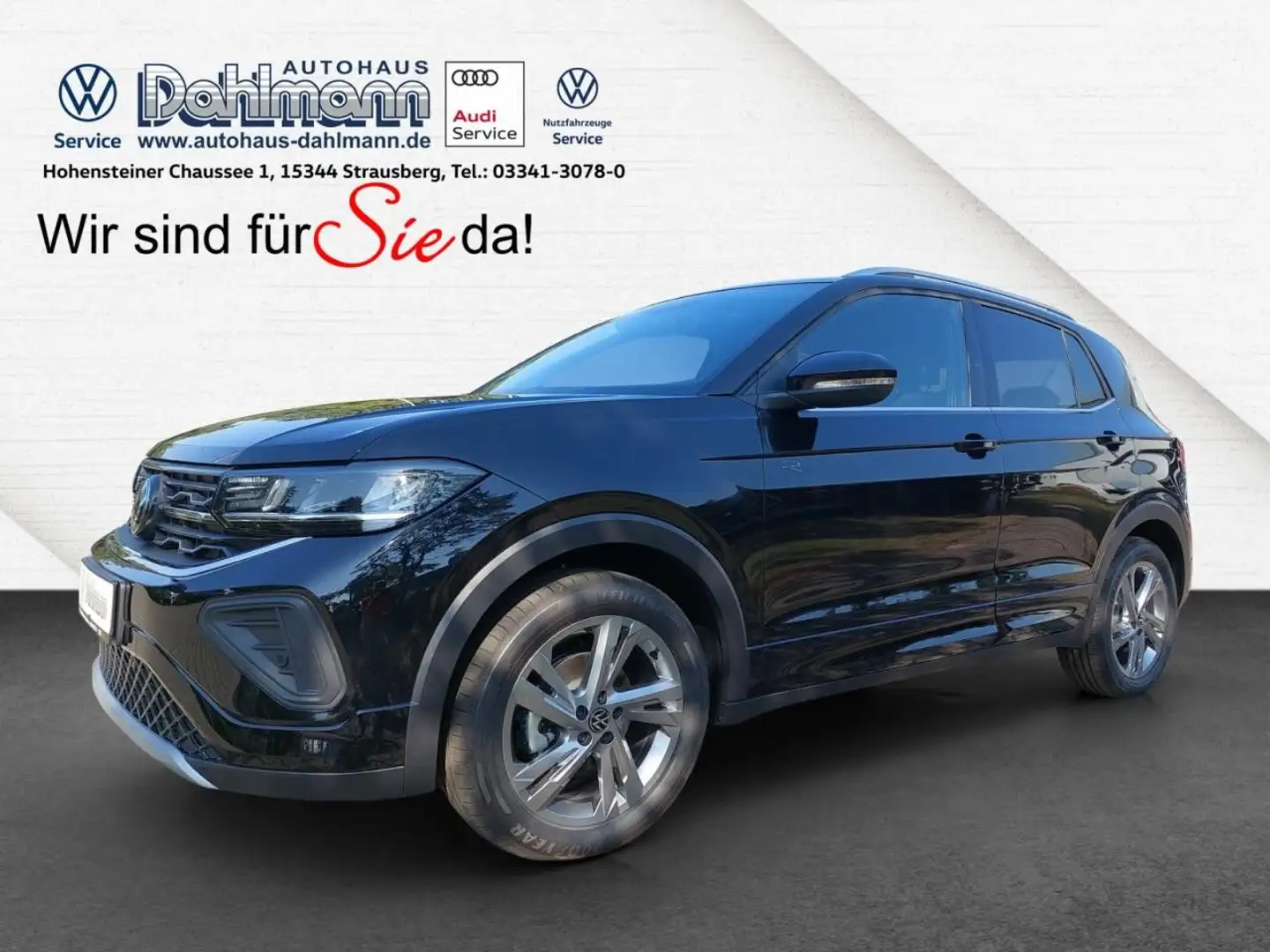 Volkswagen T-Cross RLINE 1.5 TSI+DSG+IQDRIVE+RFK+FL Bluetooth Negro - 1