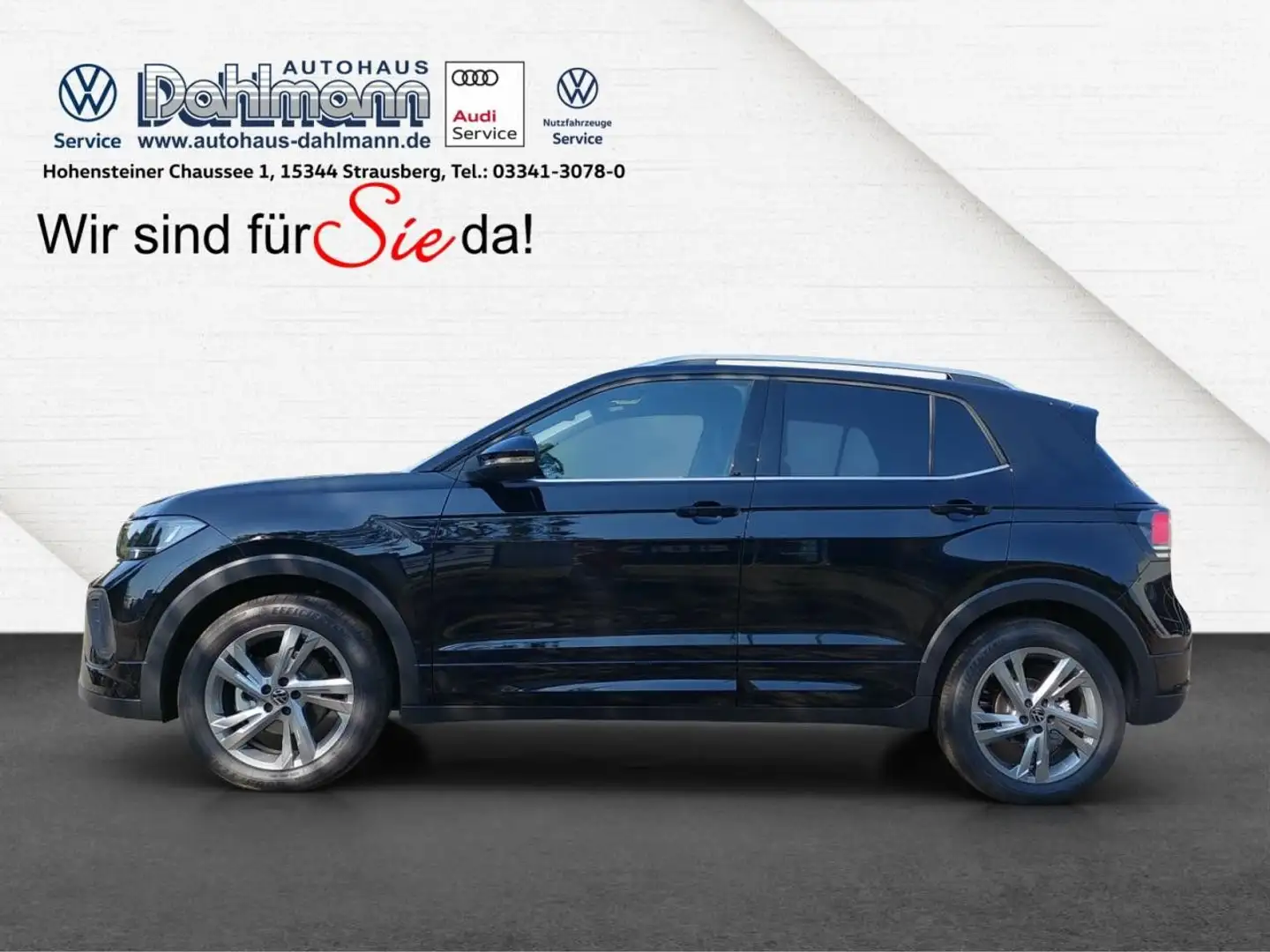 Volkswagen T-Cross RLINE 1.5 TSI+DSG+IQDRIVE+RFK+FL Bluetooth Negro - 2