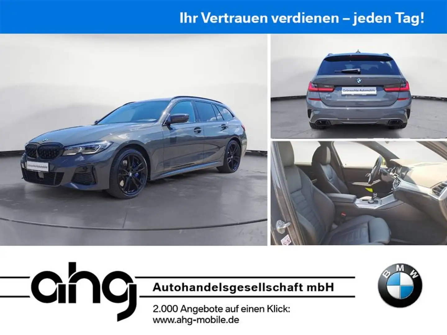 BMW 340 xDrive Touring Auto Innovationsp. Head-Up Gris - 1