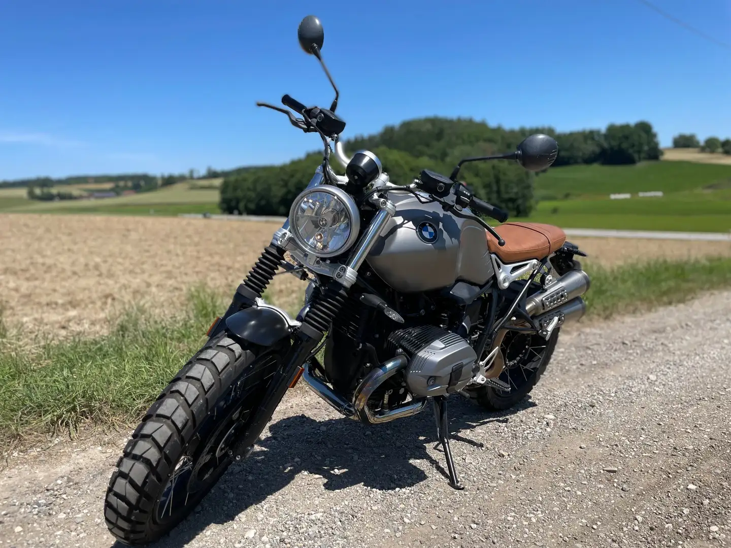 BMW R 12 nineT R ninet scrambler Argent - 1