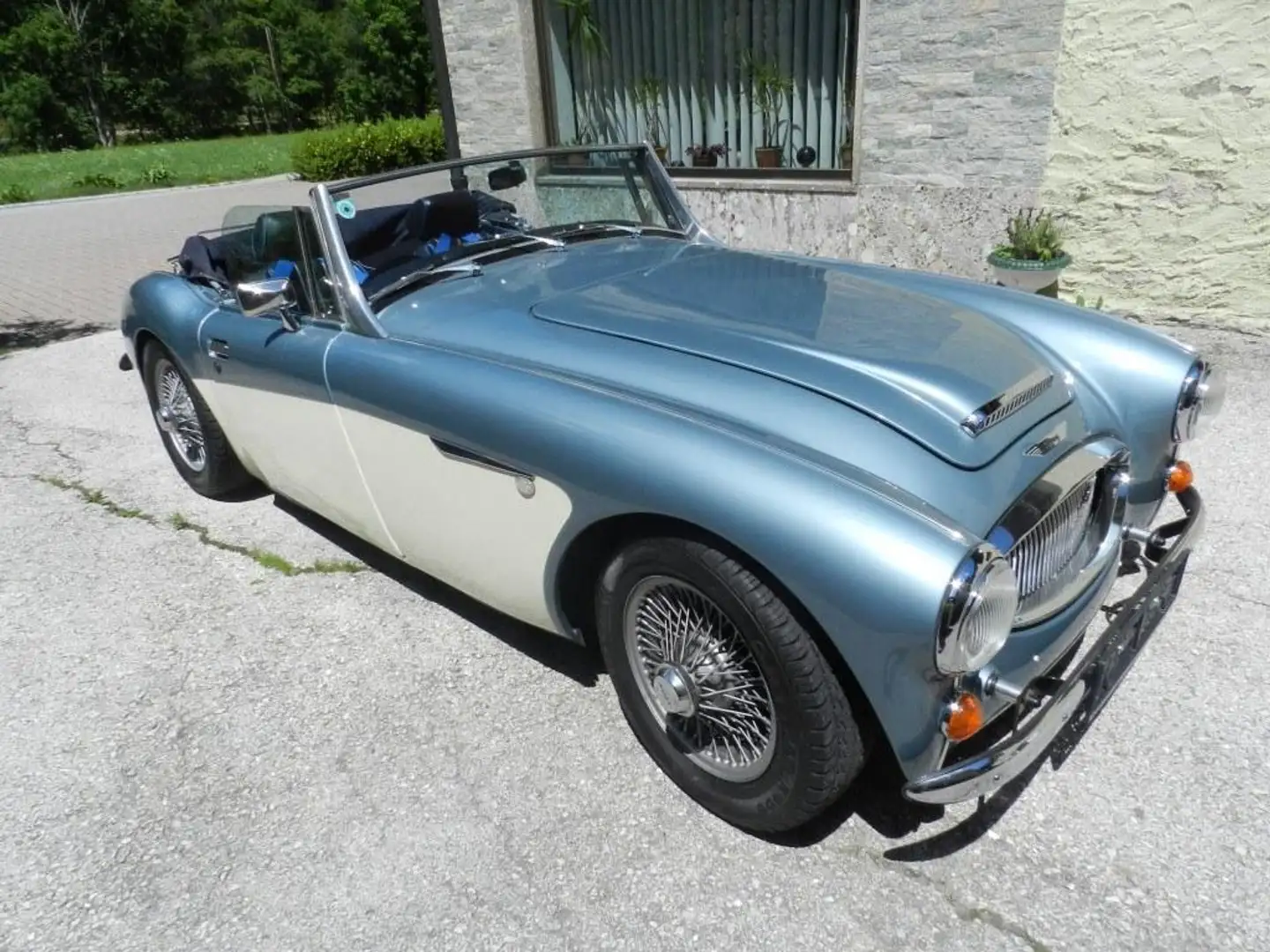 Austin-Healey Sebring SX Cabrio Replik Silber - 2
