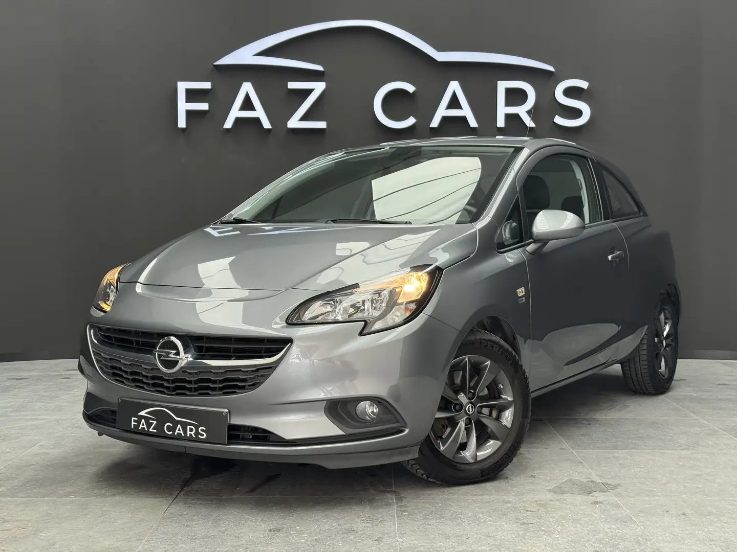 Opel Corsa Corsa 1.4 Turbo *1ER PROP + GPS + CLIM + GARANTIE* Gris - 1