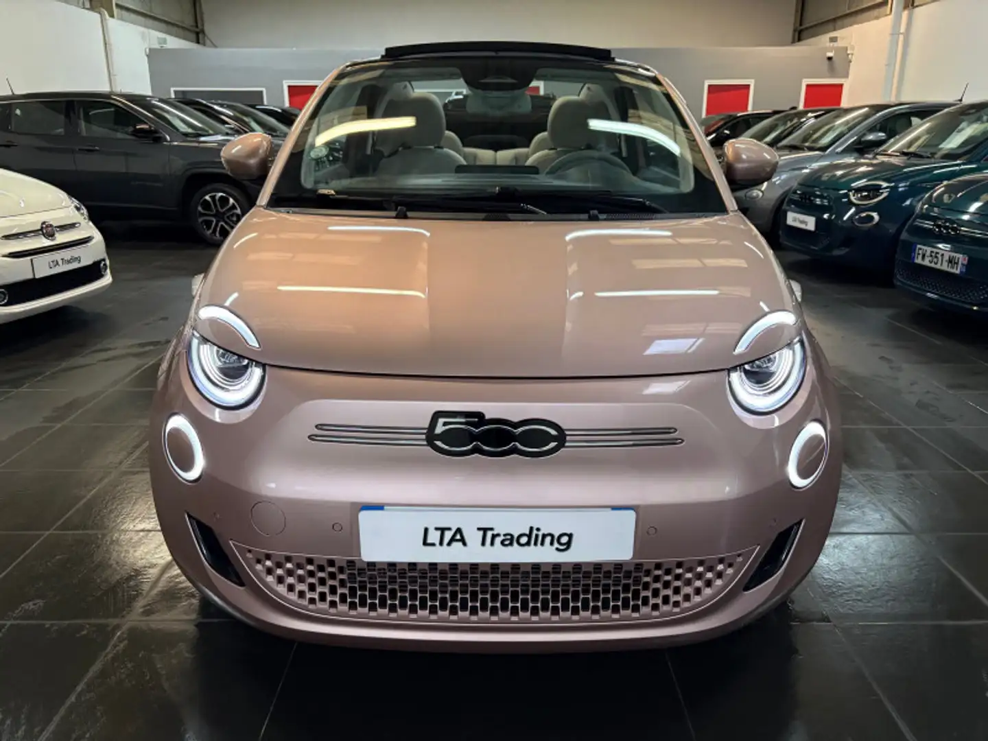 Fiat 500C E 118CH LA PRIMA MY23 Rouge - 2