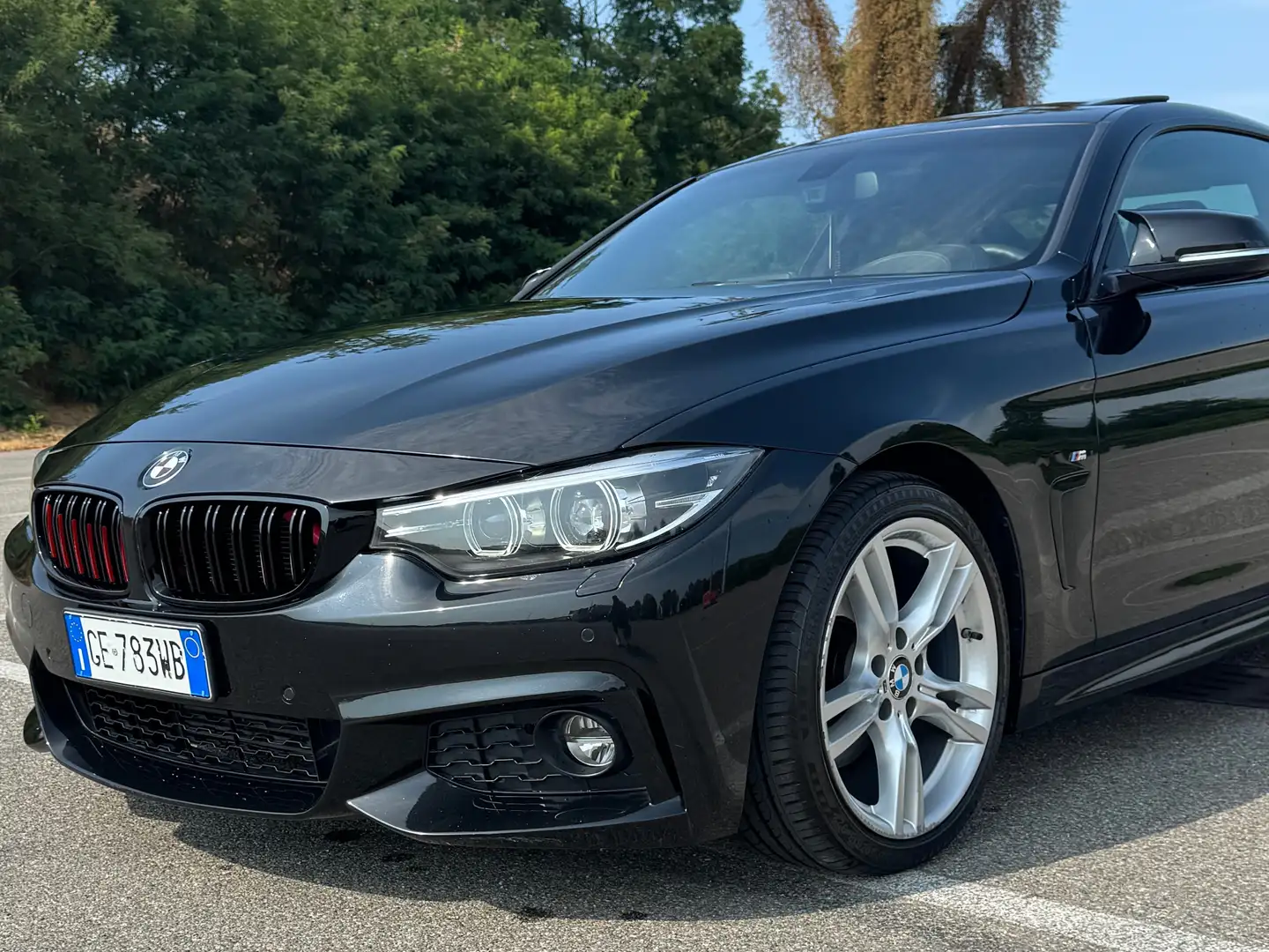 BMW 420 420d Coupe Msport auto Nero - 2