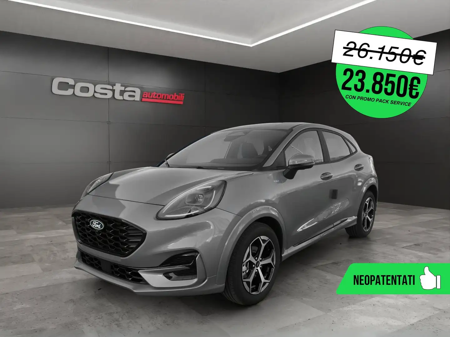 Ford Puma (2019) 1.0 EcoBoost Hybrid 125 CV S&S aut. ST-Line Marrone - 1
