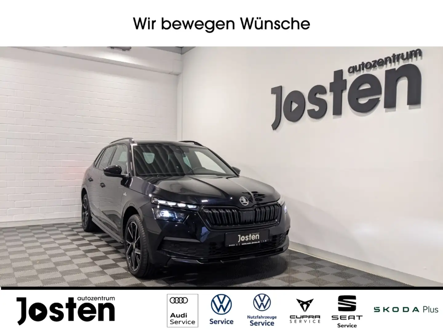 Skoda Kamiq Monte Carlo 1.5 TSI CarPlay ACC Pano KAM Schwarz - 1