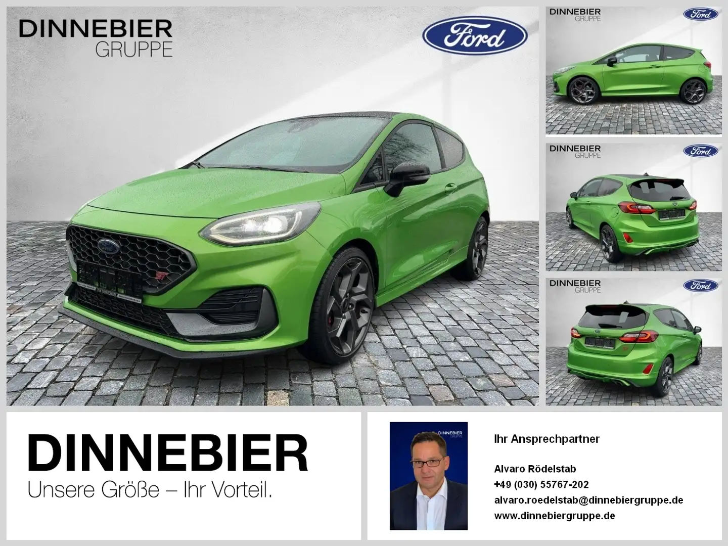 Ford Fiesta ST X Carplay Tempom. Klima PDC Navi Vert - 1