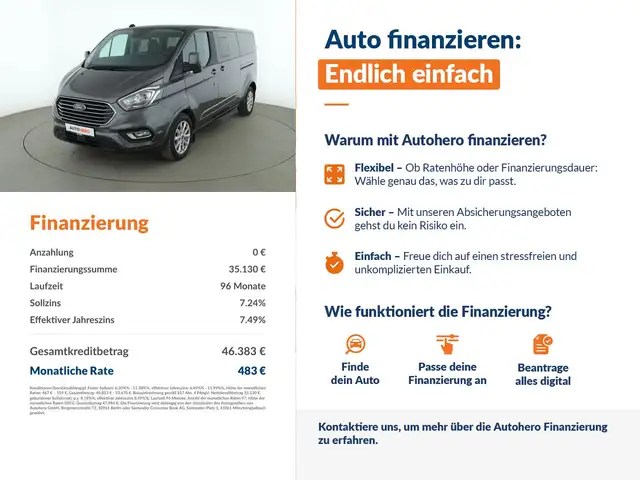 Ford Tourneo Custom view 2