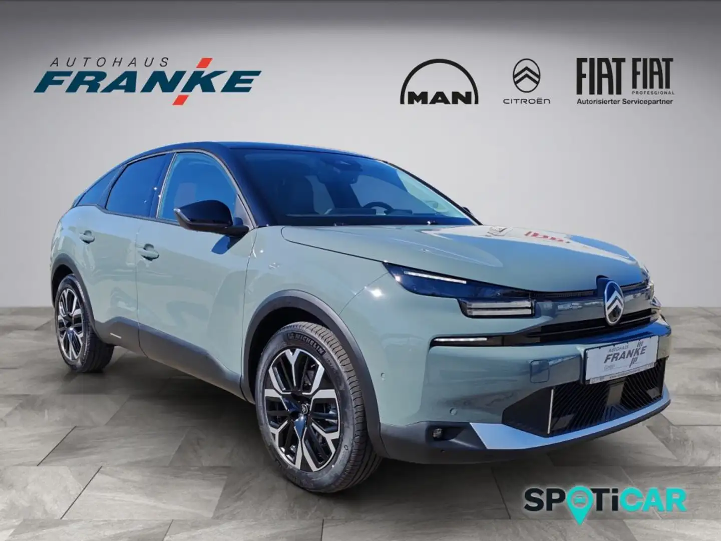 Citroen C4 e-C4 156 MAX*FACELIFT*LED*KEYL*NAVI*RFK*INDUKT* Zielony - 1