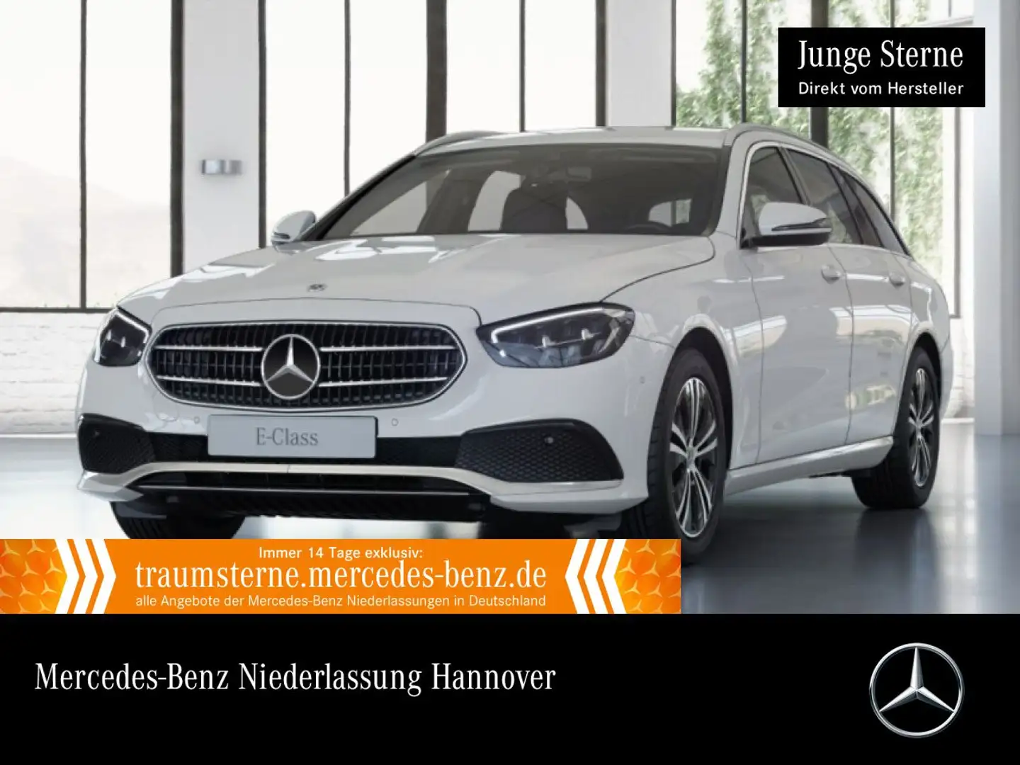 Mercedes-Benz E 220 d T 4M AVANTG+LED+KAMERA+9G Weiß - 1