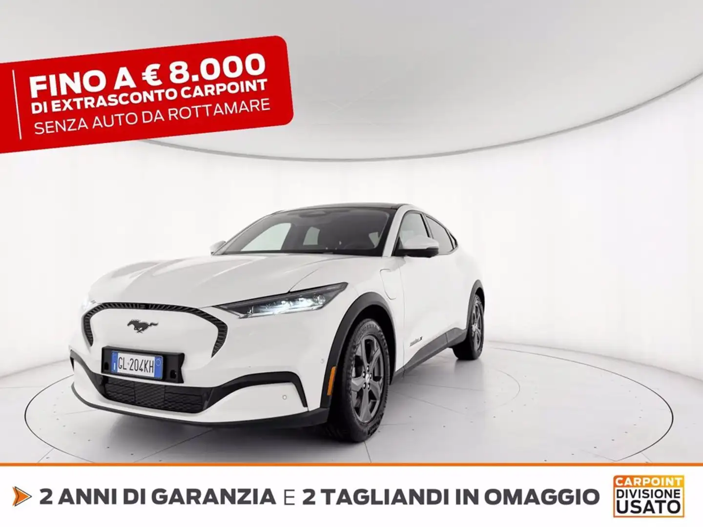 Ford Mustang Mach-E extended range rwd 294cv auto Bianco - 1