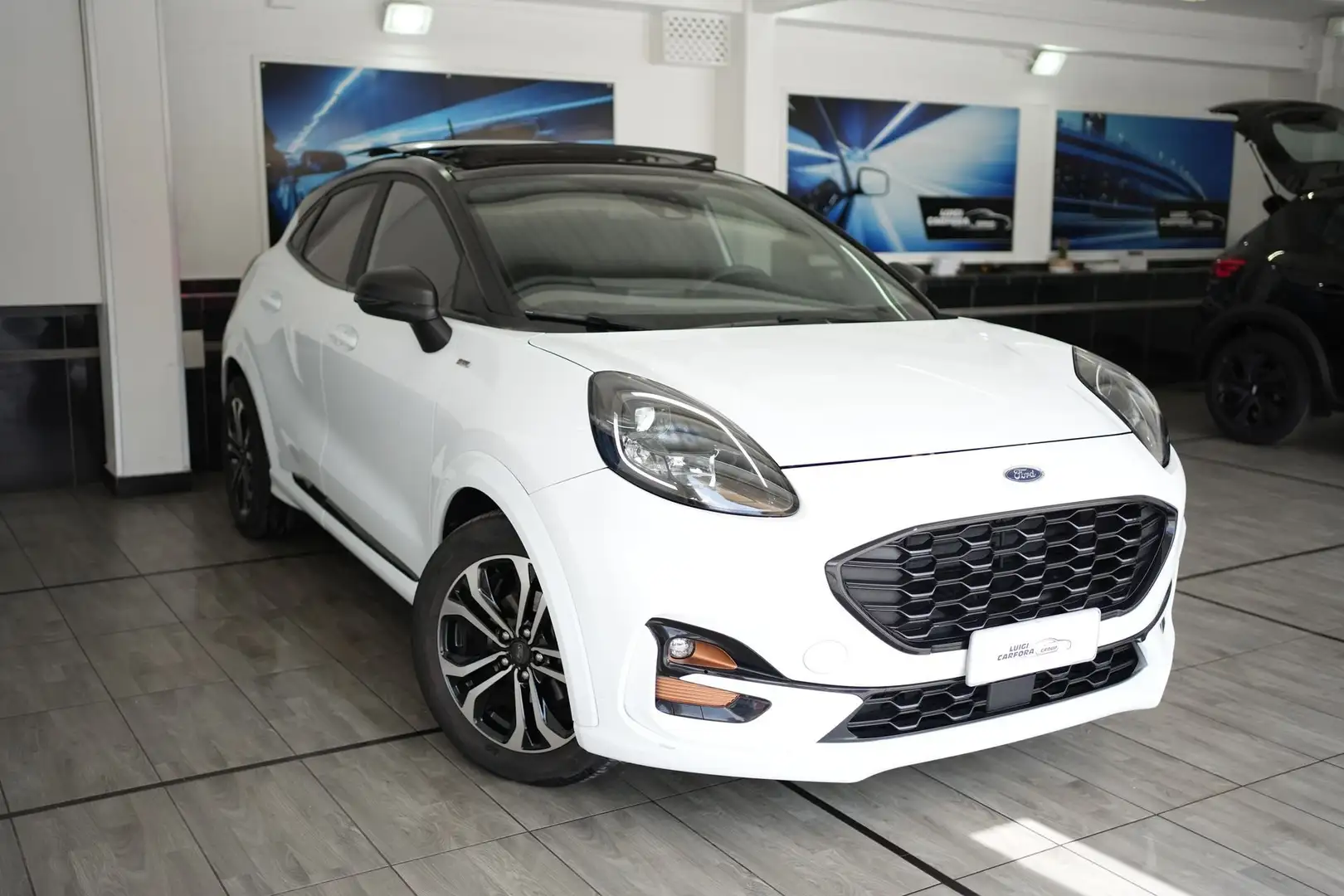 Ford Puma 1.0 EcoBoost 125 CV S&S ST Line +Tetto apribile Білий - 2