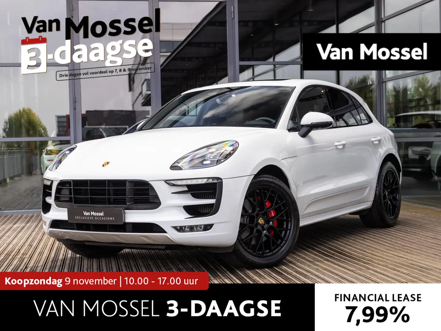 Porsche Macan 3.0 GTS | SPORTDESIGN | SPORTCHRONO | SPORTUITLAAT Wit - 1