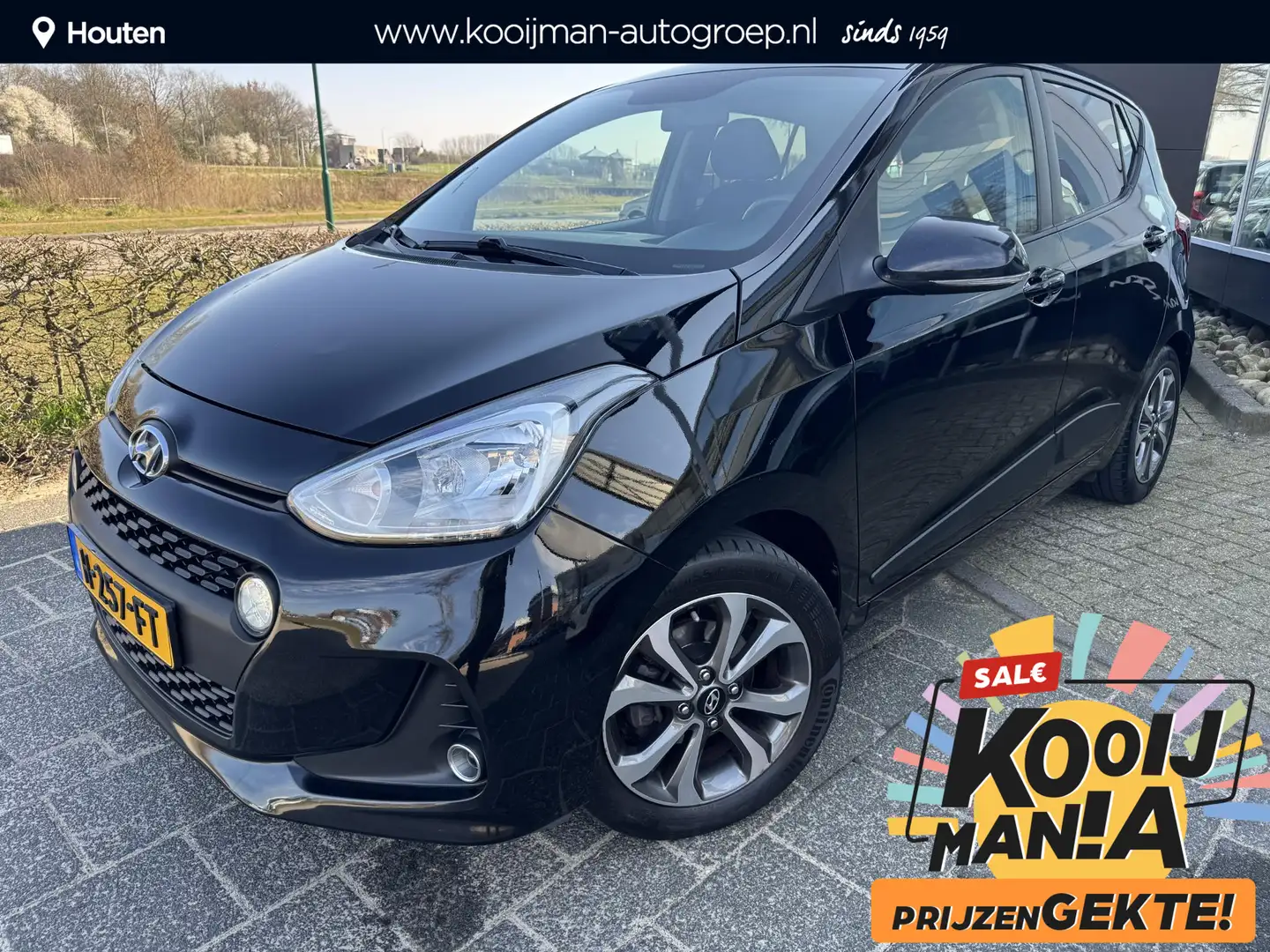 Hyundai i10 1.0i i-Motion Comfort | Stoel/Stuurverwarming | LM Zwart - 1
