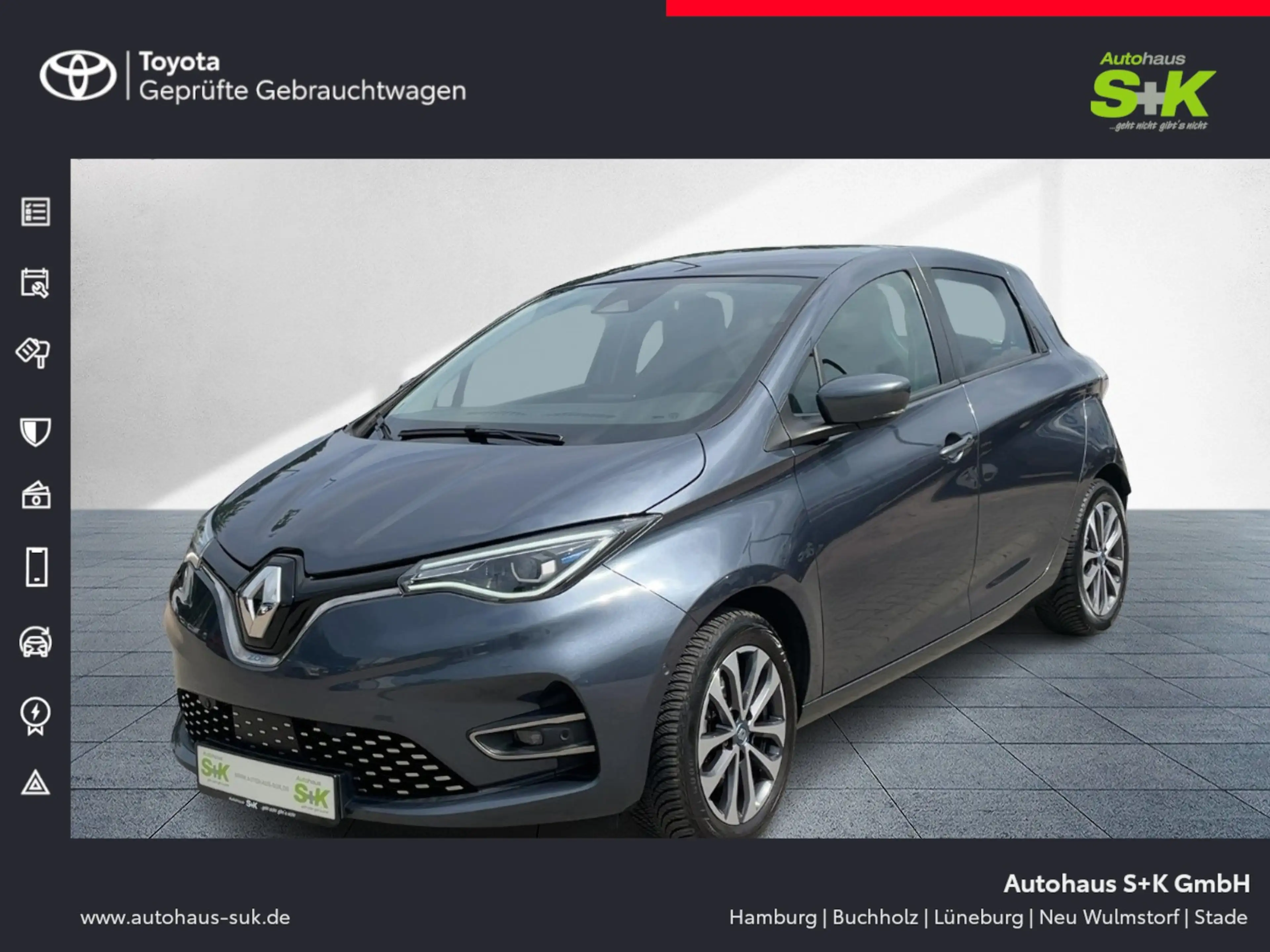 Renault ZOE E-Tech INTENS Batteriek. R135 Z.E.50 +WINTER-P.+