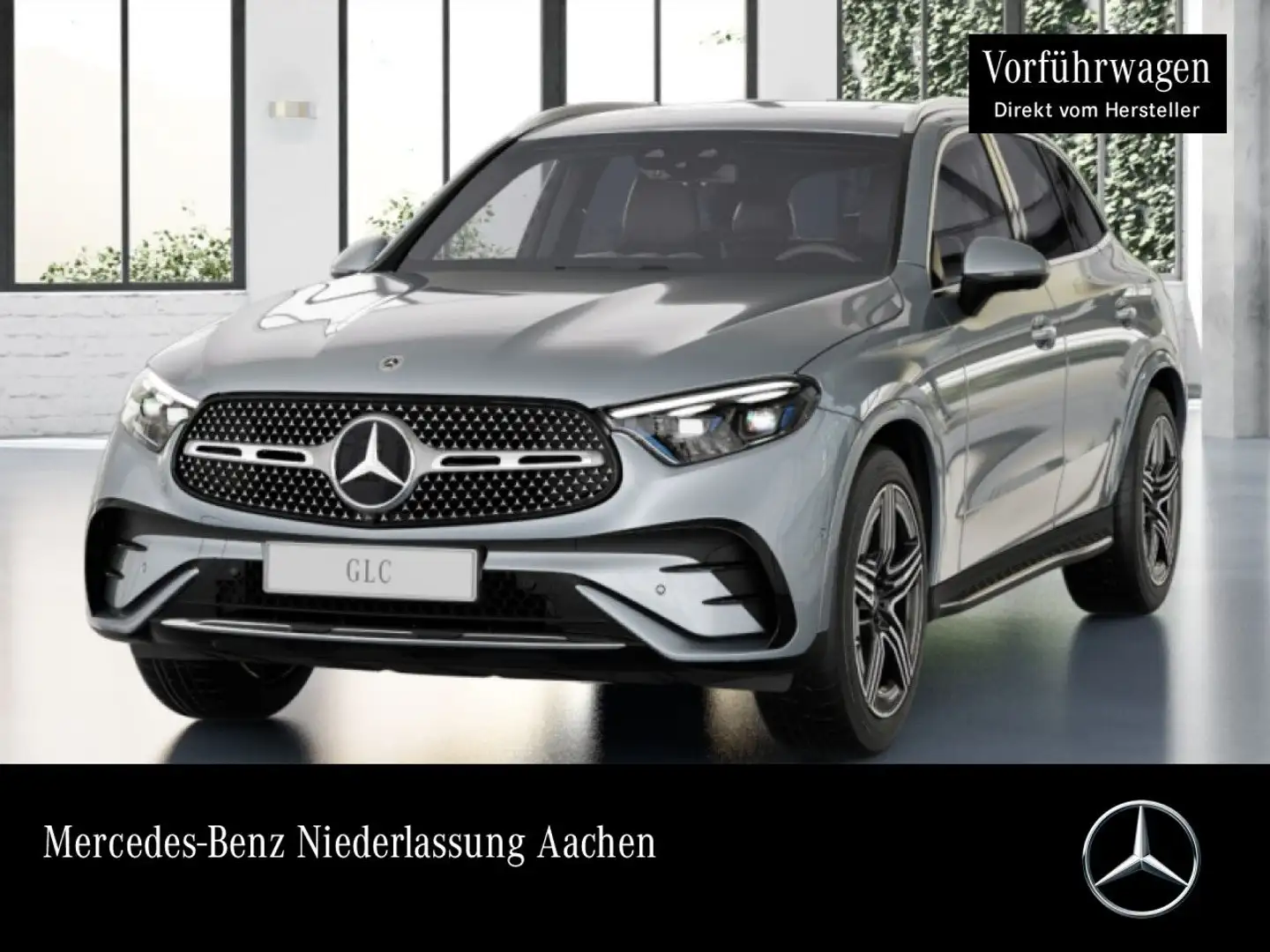 Mercedes-Benz GLC 450 d 4M AMG+360+AHK+BURMESTER+KEYLESS+9G Stříbrná - 1
