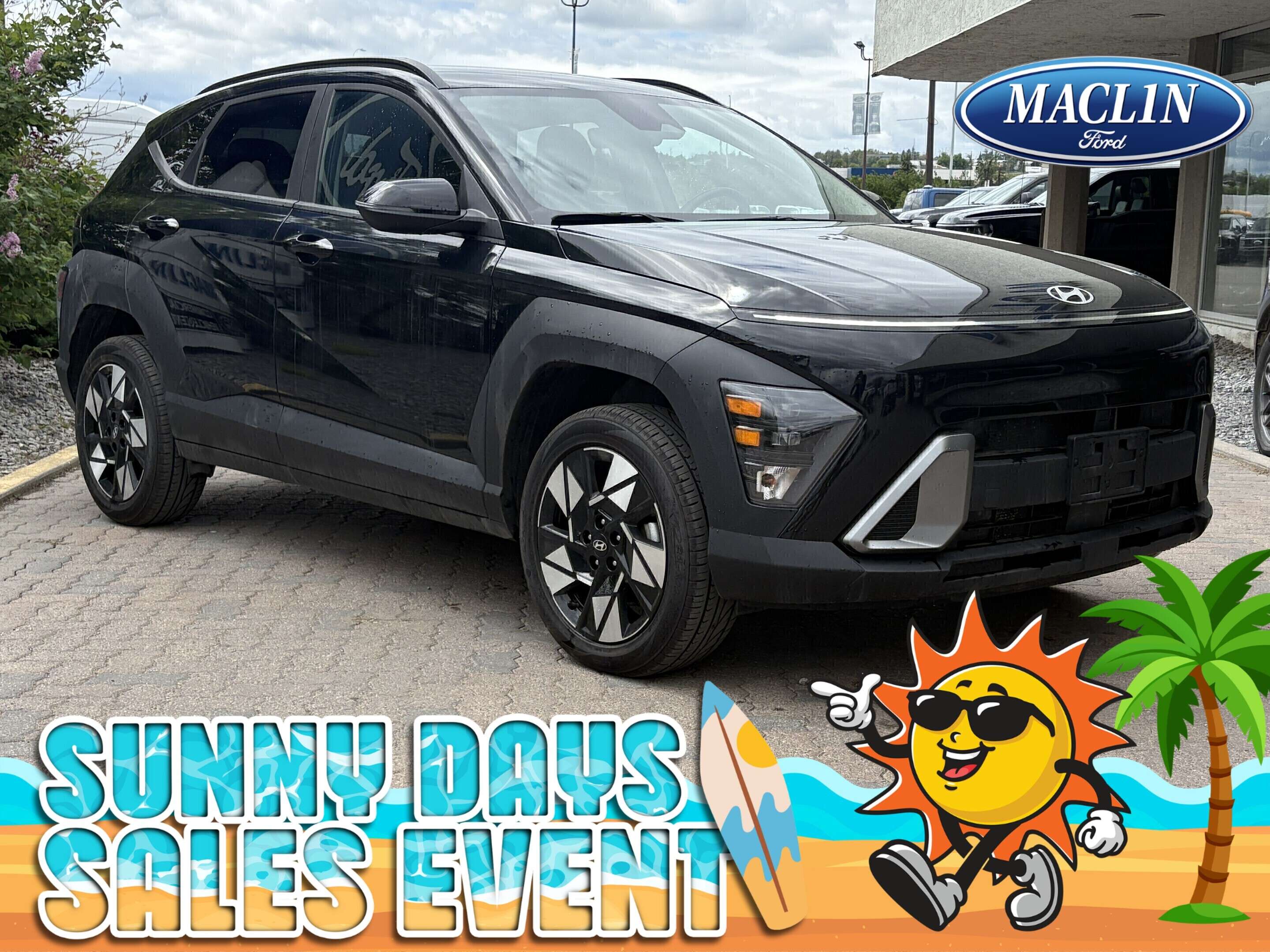 Black 2024 Hyundai Kona SUV / Crossover Automatic