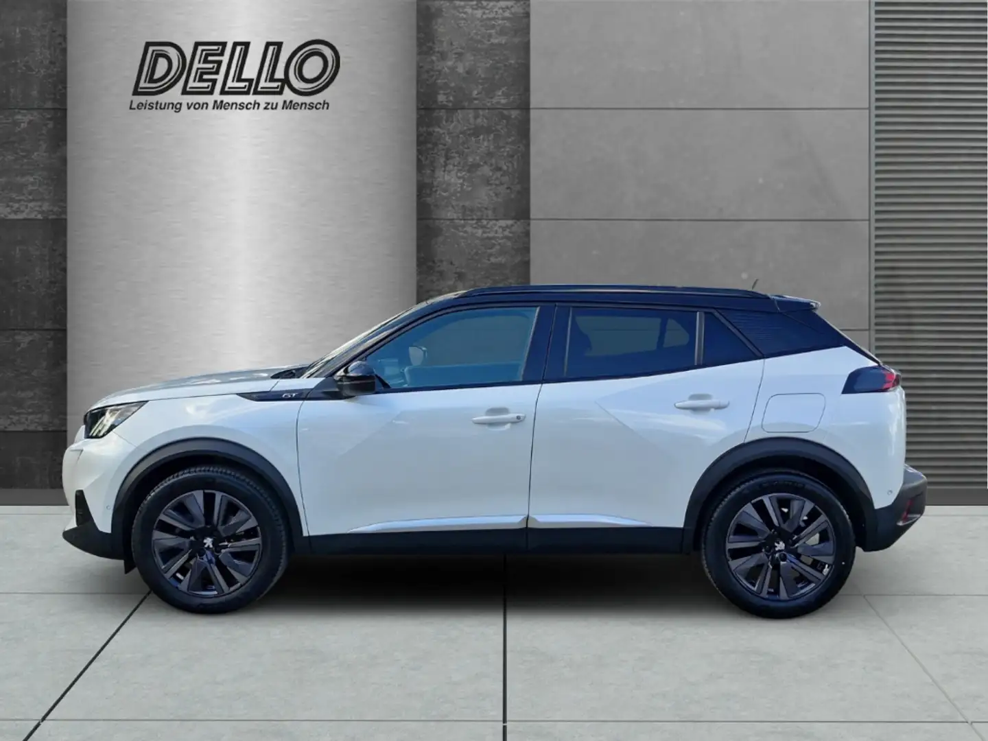 Peugeot 2008 GT AT El. Panodach Navi LED ACC Klimaautom Fahrerp Blanc - 2