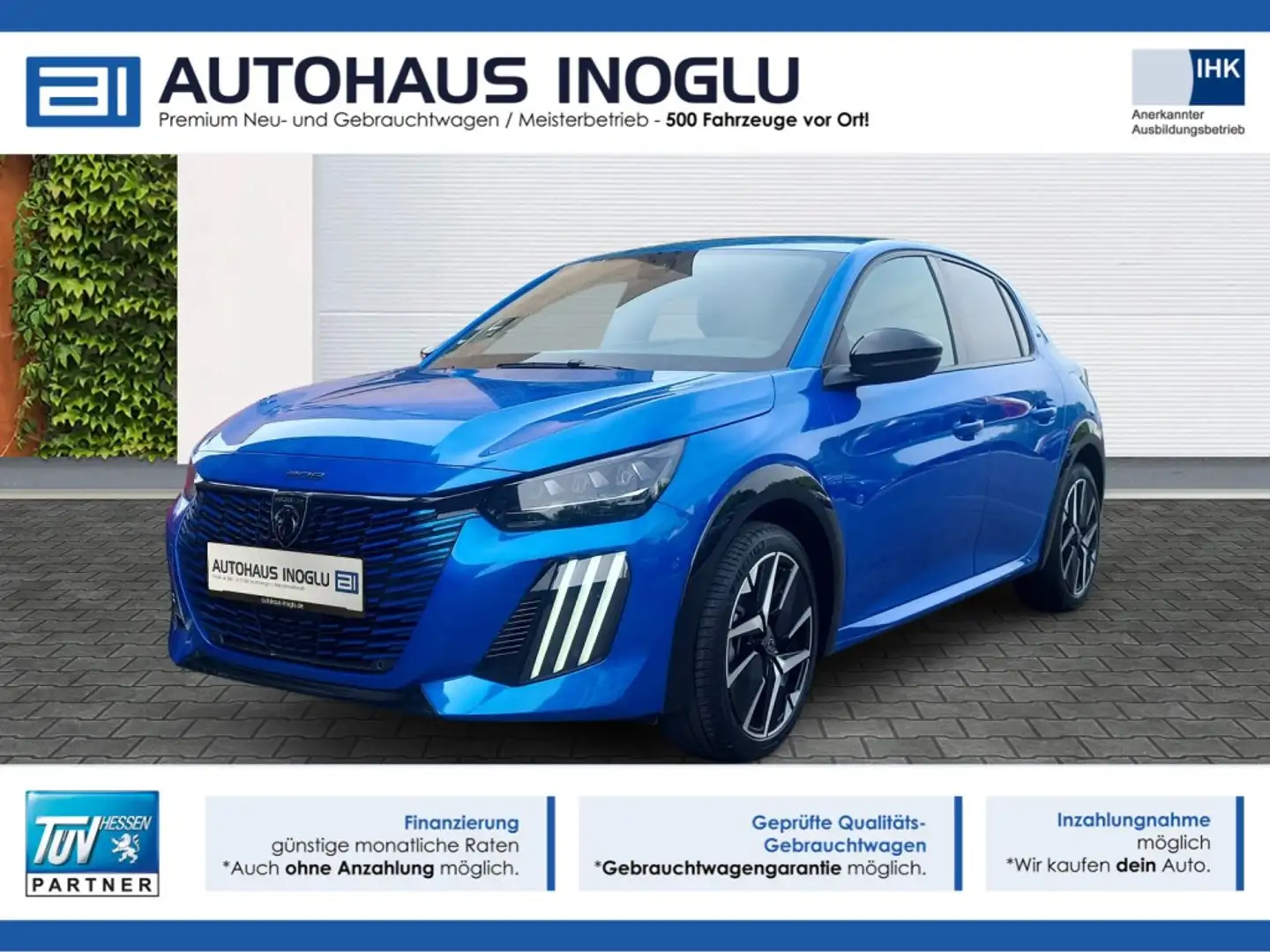 Peugeot 208 GT PureTech 100 S&S Navi+LED+R-Kam+DAB+PDC+VC+ Blau - 1