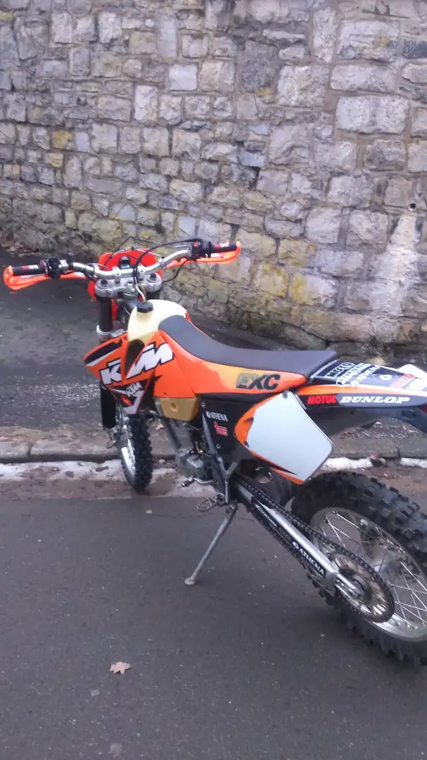 KTM 400 EXC l'état est d'origine, juste le phare avant plus ré Orange - 2