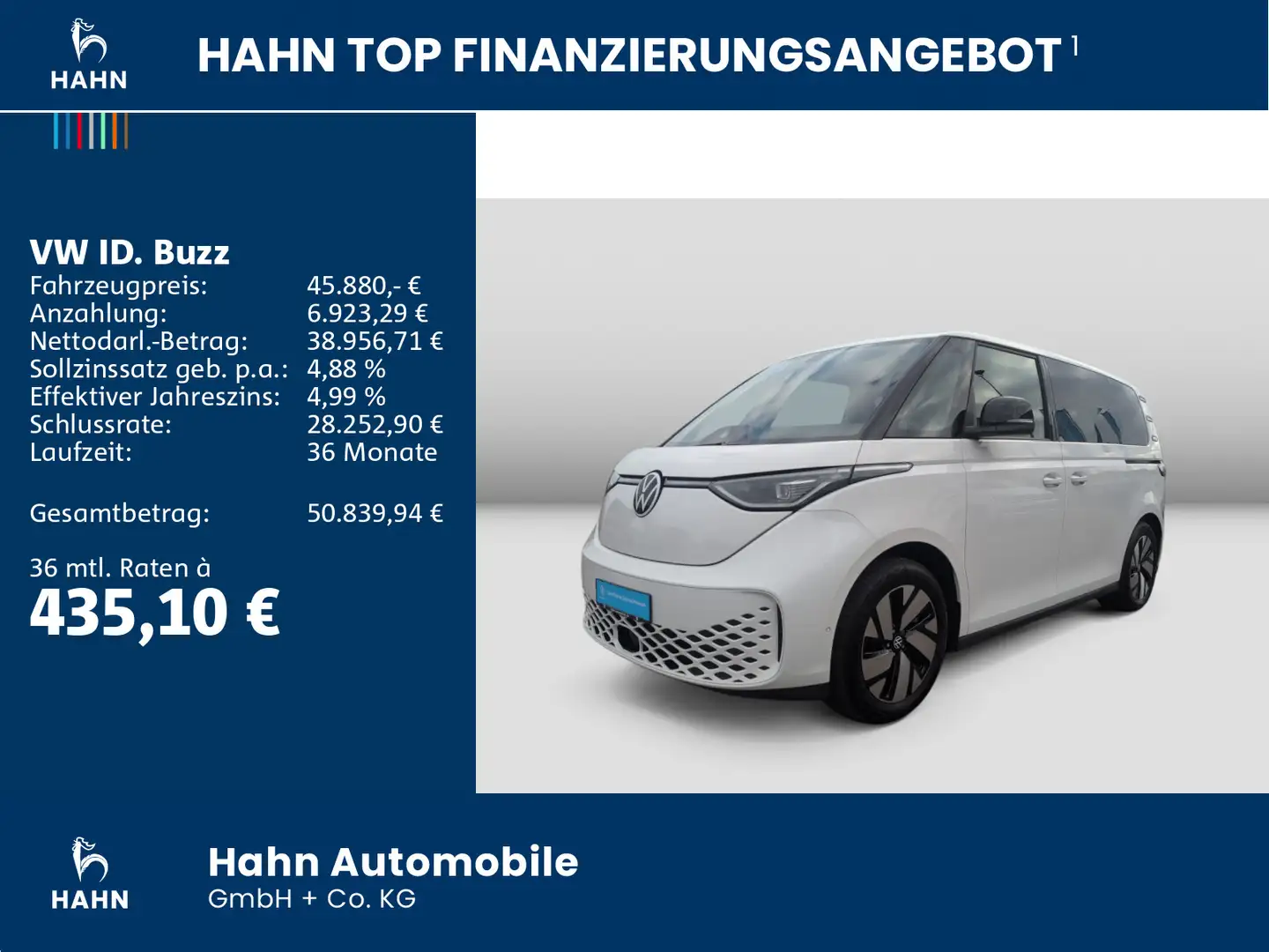 Volkswagen ID. Buzz Pro 150kW MATRIX NAVI AHK BOX ACC KAMER Weiß - 2