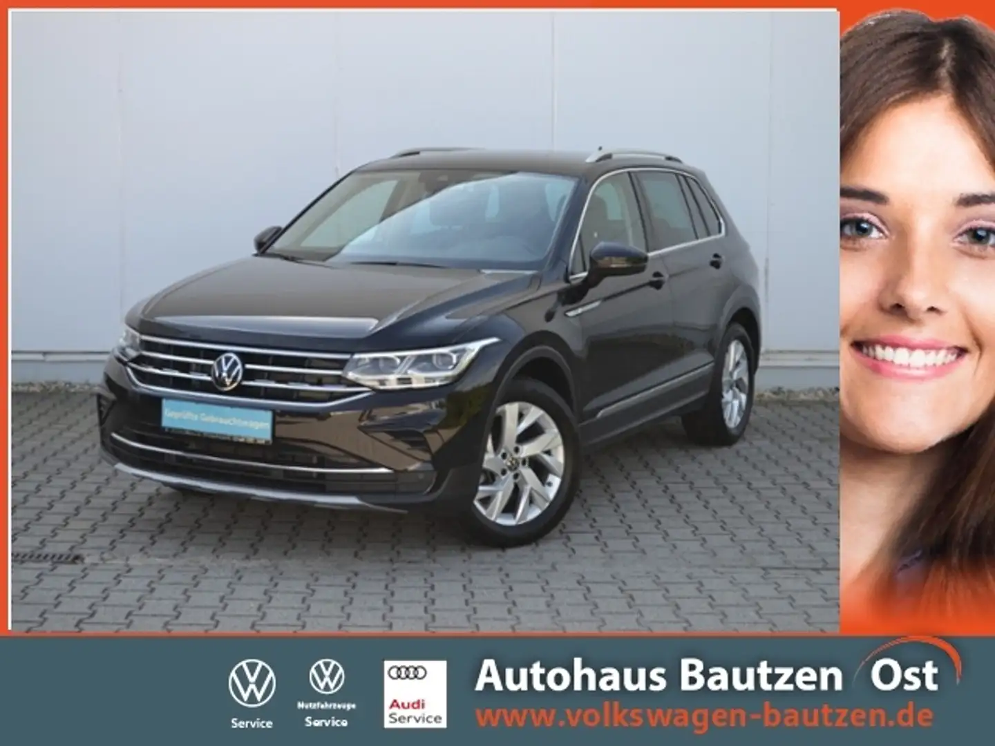 Volkswagen Tiguan 1.5 TSI DSG Elegance SPORT-PAKET/AHK/IQ.DRIVE-PAK Schwarz - 1