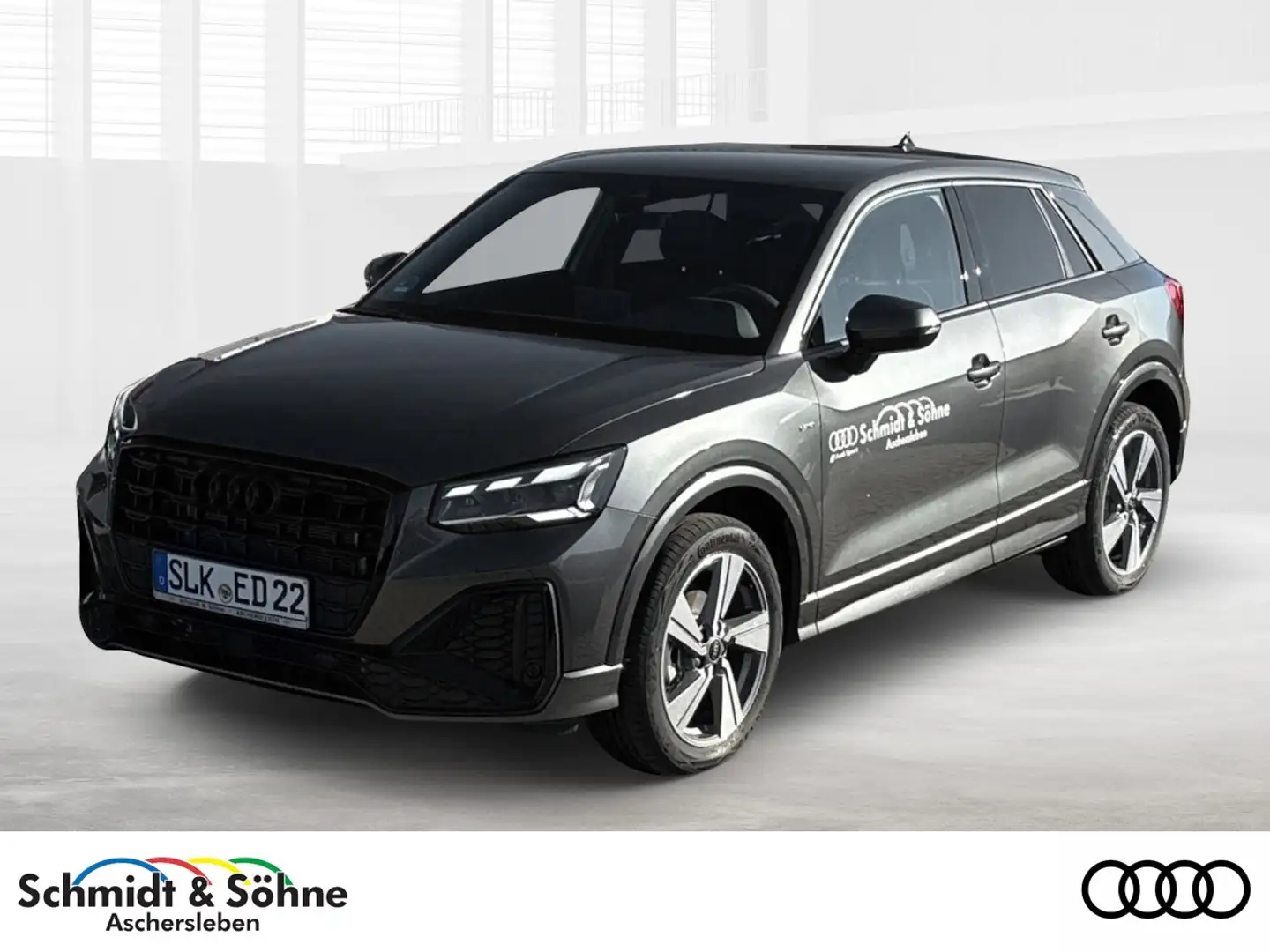 Audi Q2 S line 35 TFSI S tronic AHK+18ZOLL+MATRIX+ACC Grau - 1