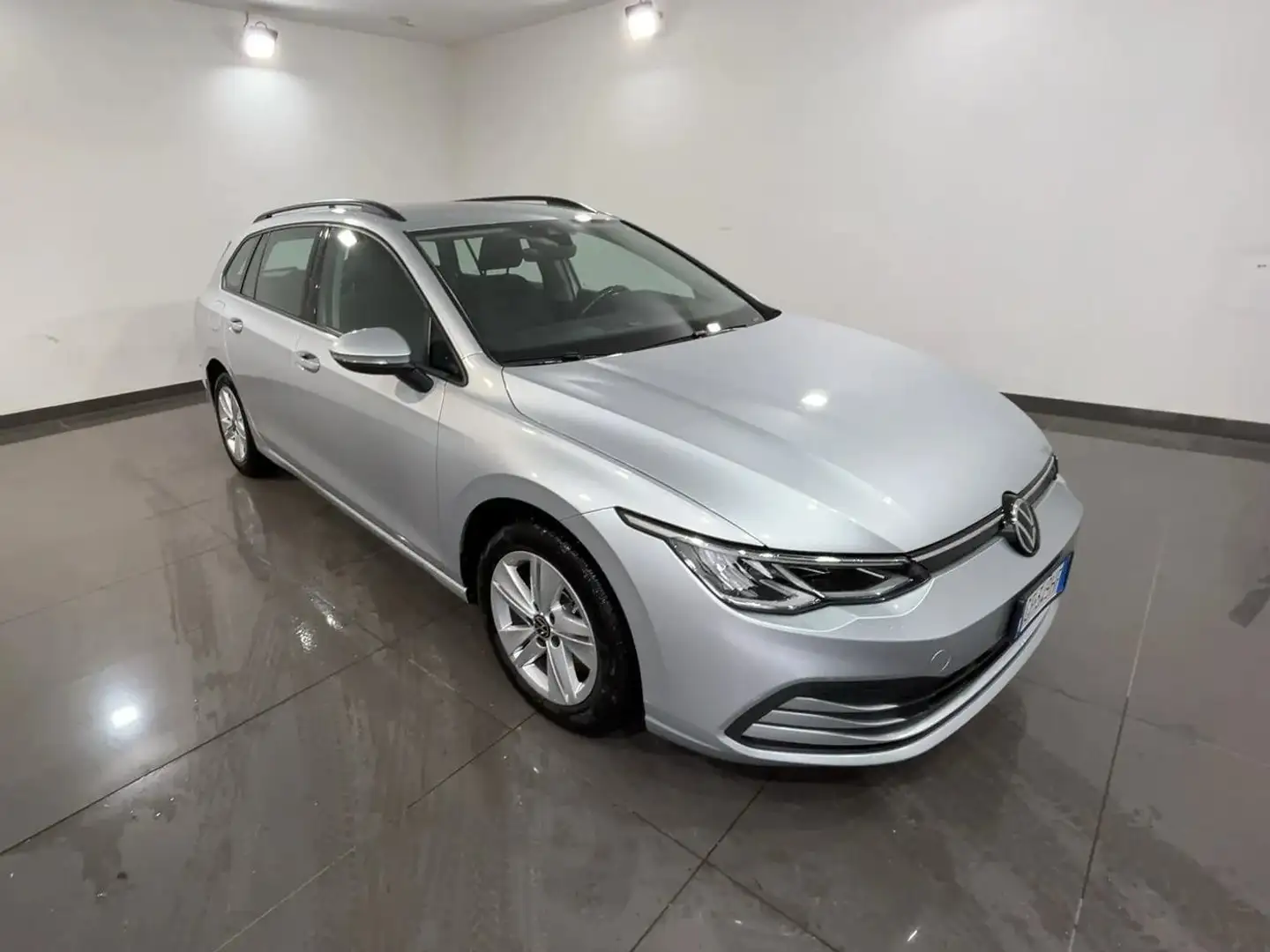 Volkswagen Golf Variant Variant 2.0 tdi Life 115cv dsg Led-Navi-Aziendale Argento - 1