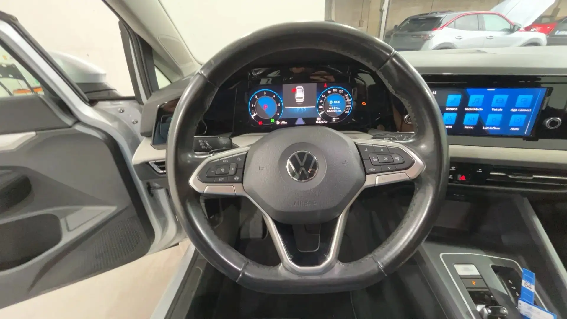 Volkswagen Golf Variant Variant 2.0 tdi Life 115cv dsg Led-Navi-Aziendale Argento - 2